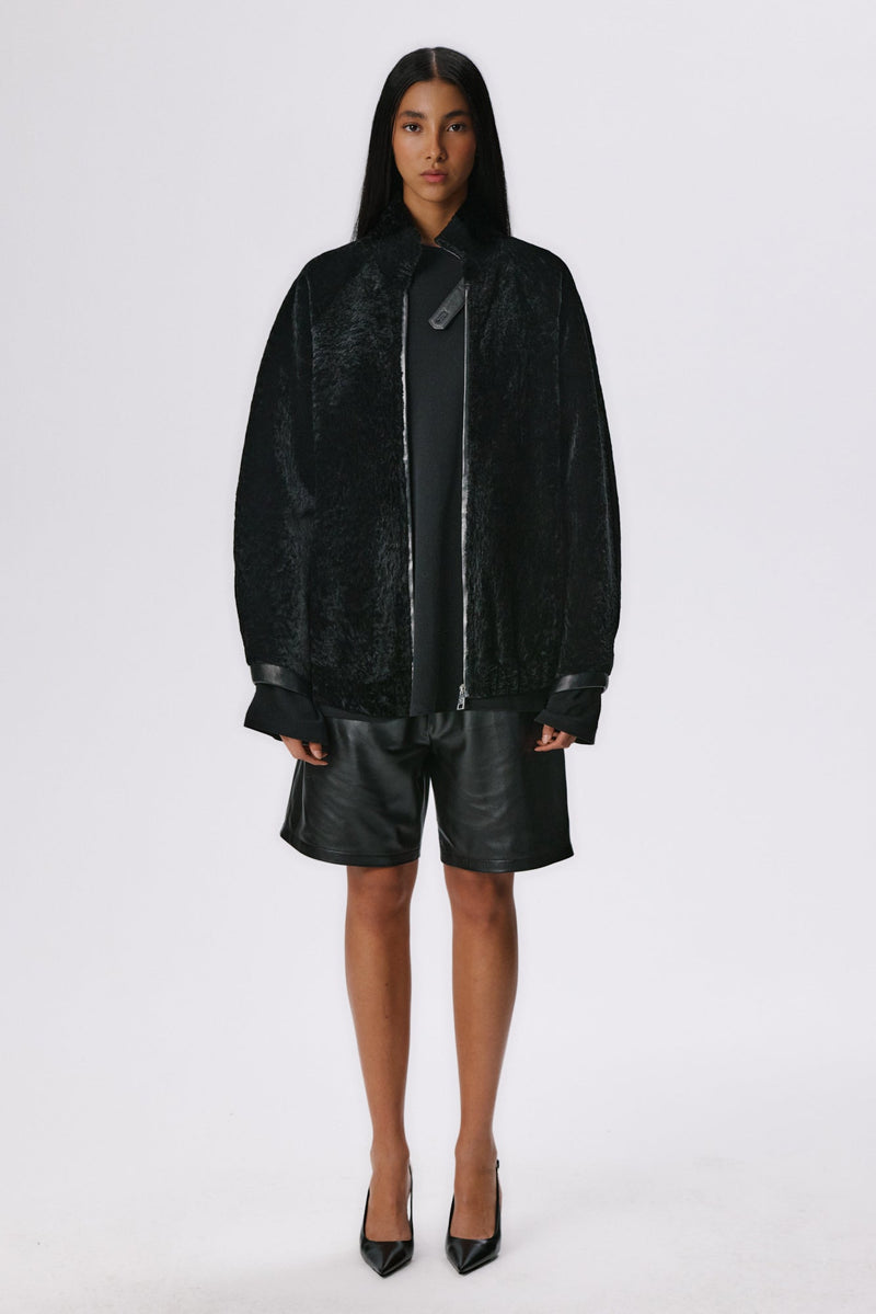 Whisper Jacket X | Cosmos Shearling - Black