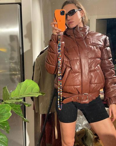 SERENAY SARIKAYA IN ALL TIME HOODED PUFFER