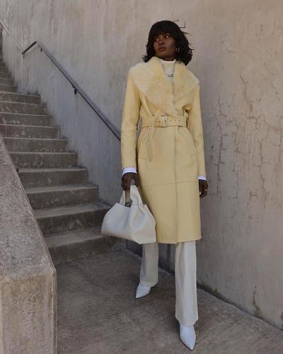 AMY JULIETTE LEFÉVRE IN YOU & ME TRENCHCOAT