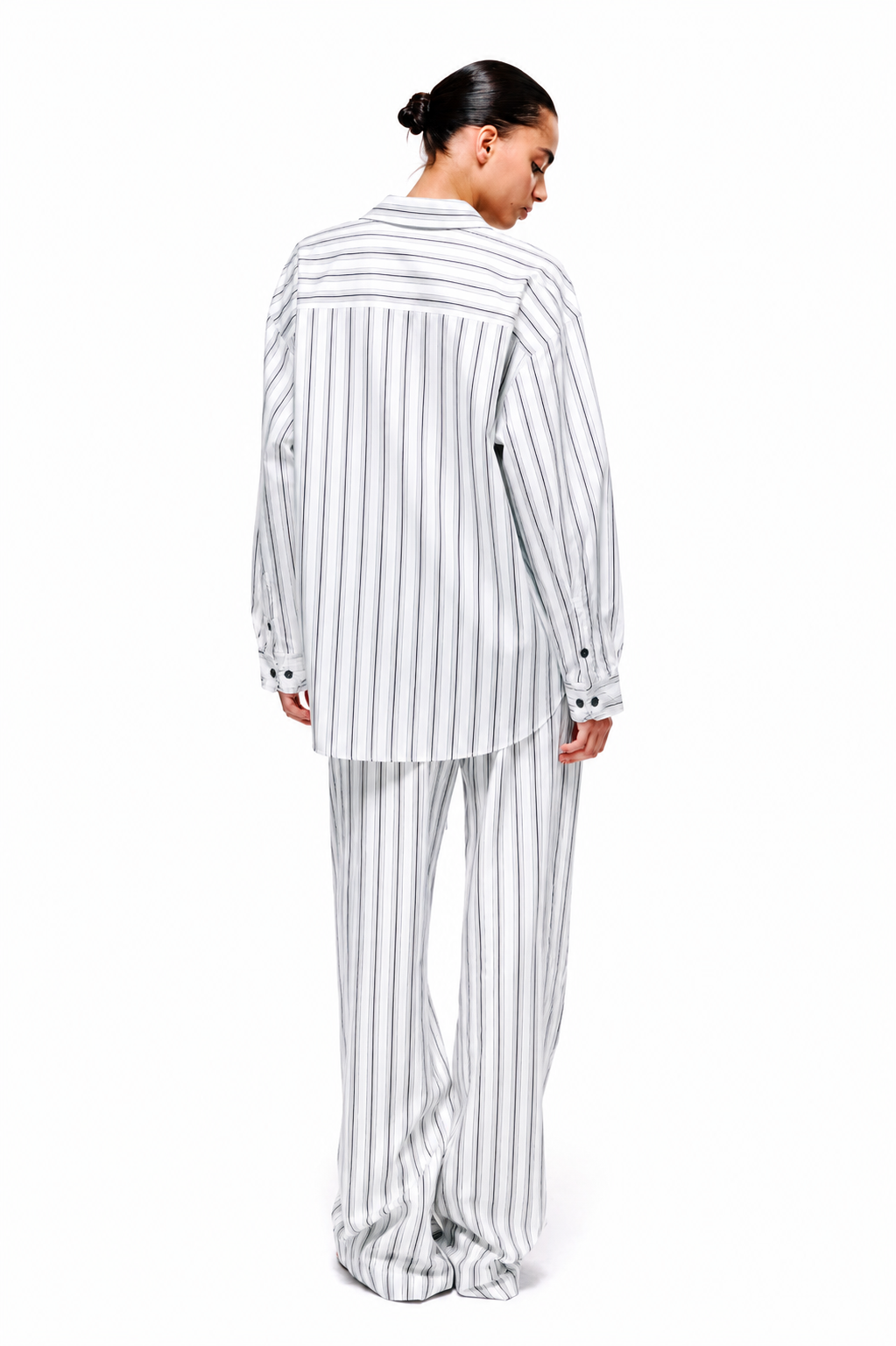 Lounge Pants | Cotton Poplin – Striped