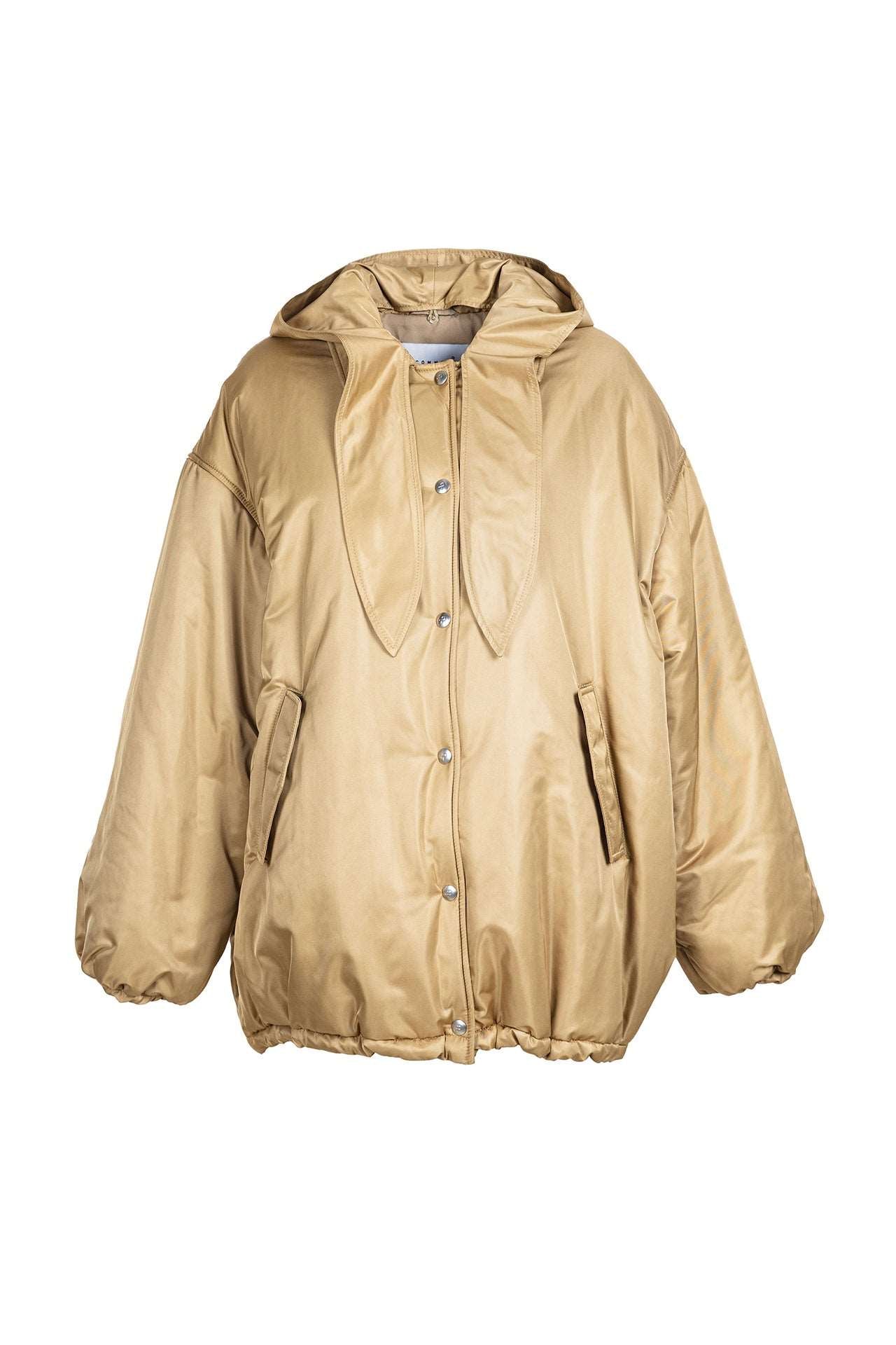THE SUN PADDED CANVAS JACKET - GOLD