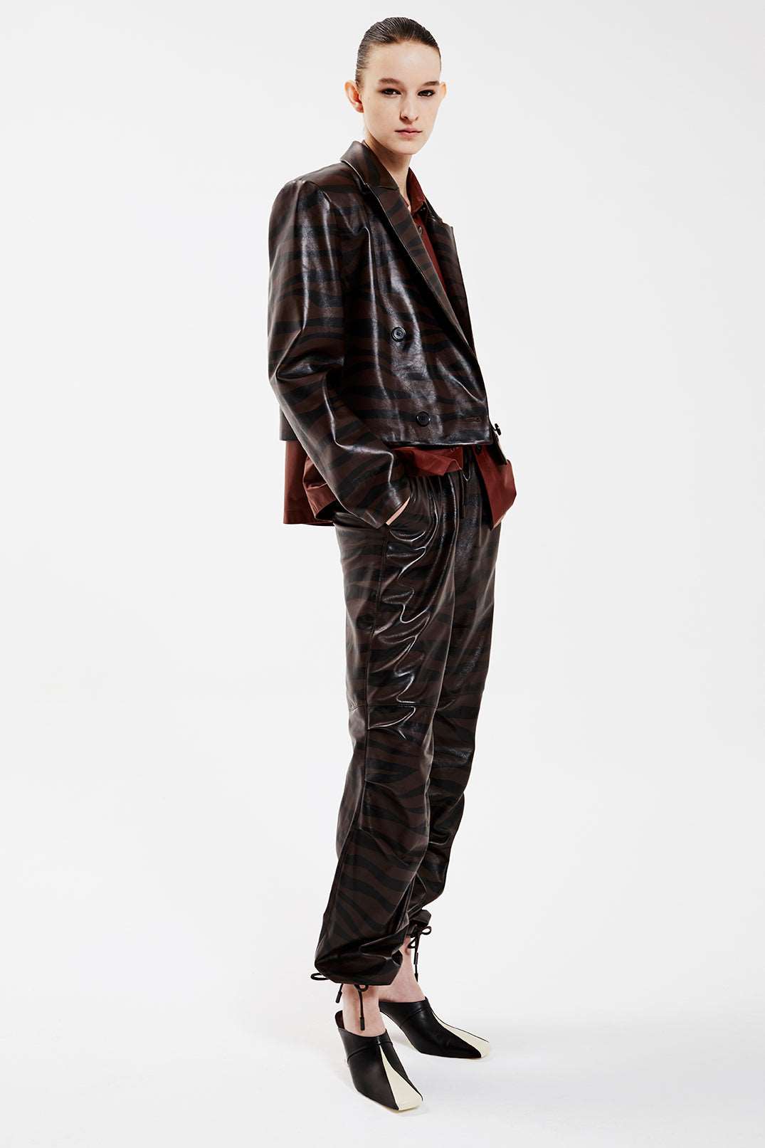 CL JOGGER PANTS - BROWN ZEBRA