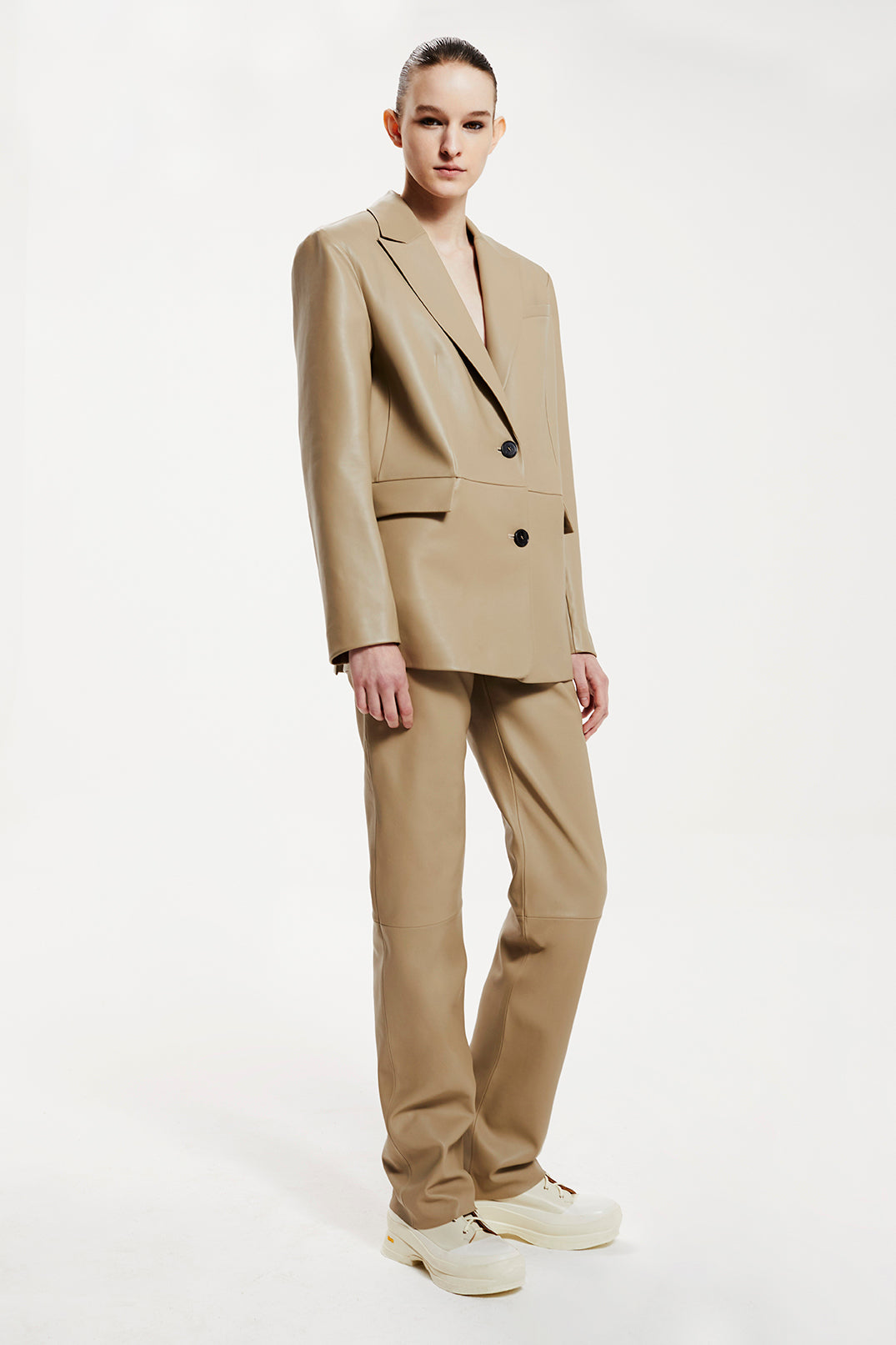 Power Suit Pants - Bamboo Beige