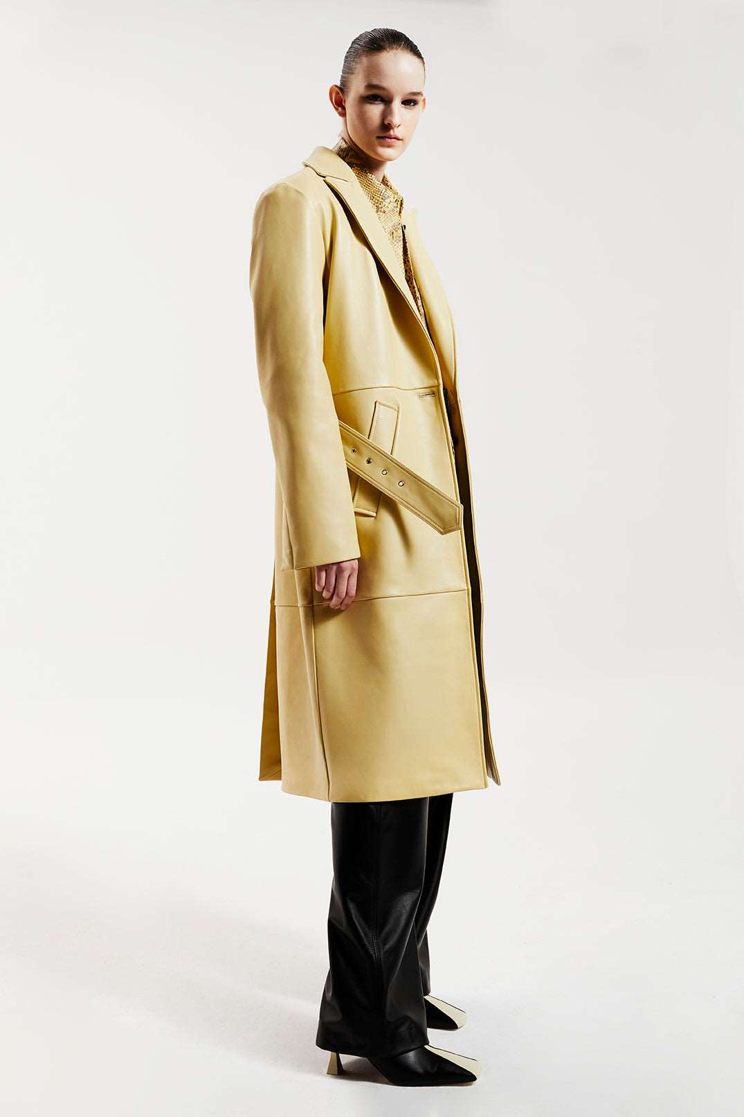 YOU & ME TRENCHCOAT - LIGHT YELLOW
