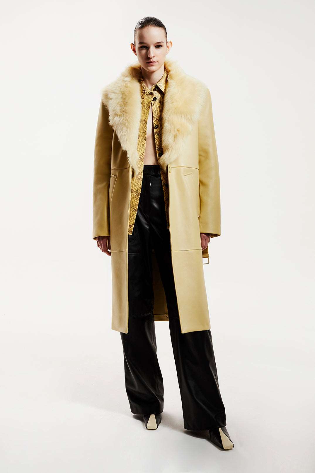 YOU & ME TRENCHCOAT - LIGHT YELLOW
