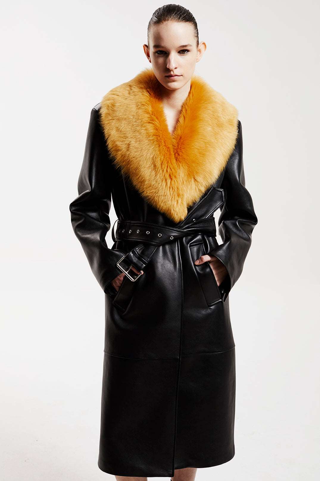 YOU & ME TRENCHCOAT - BLACK