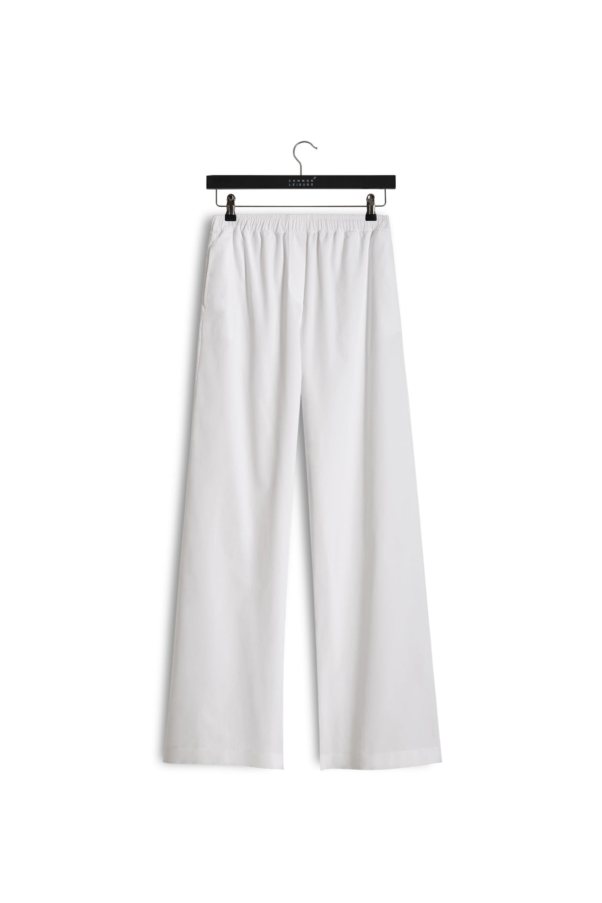 Lounge Pants | Cotton Poplin – White