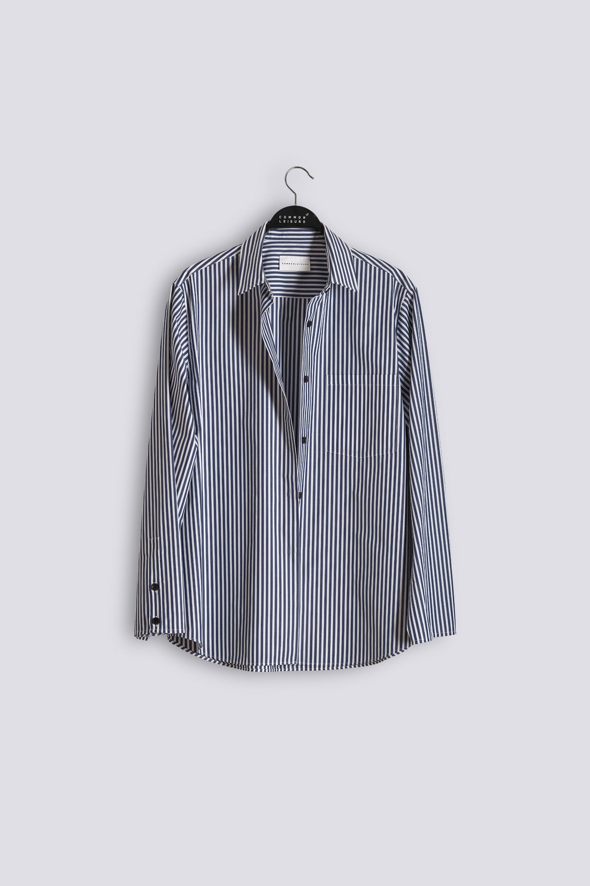 Stance Shirt | Cotton Poplin – Navy Stripe