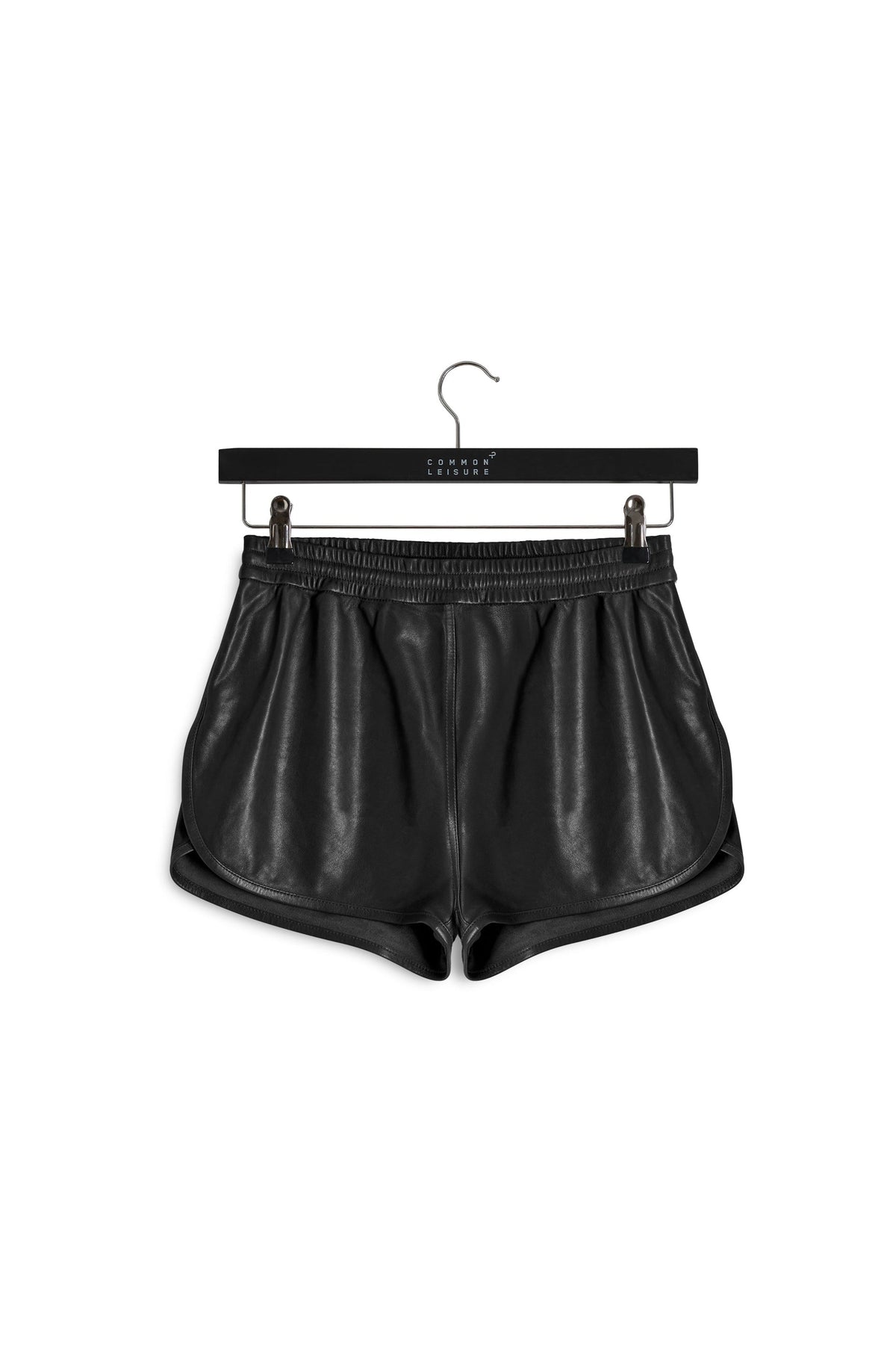 Speed Up Shorts | Leather – Black
