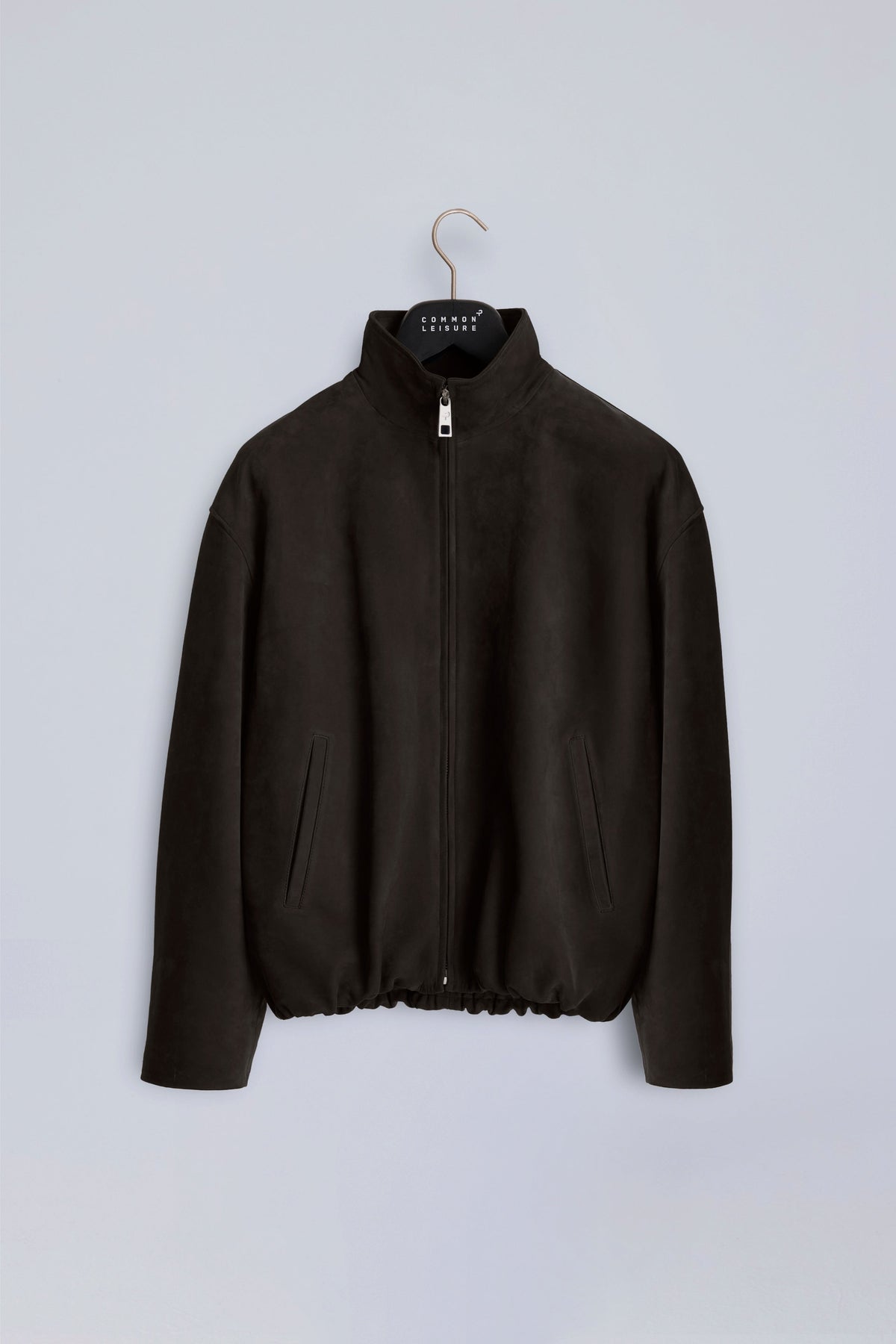 Leisure Bomber Jacket | Suede – Burnt Oak