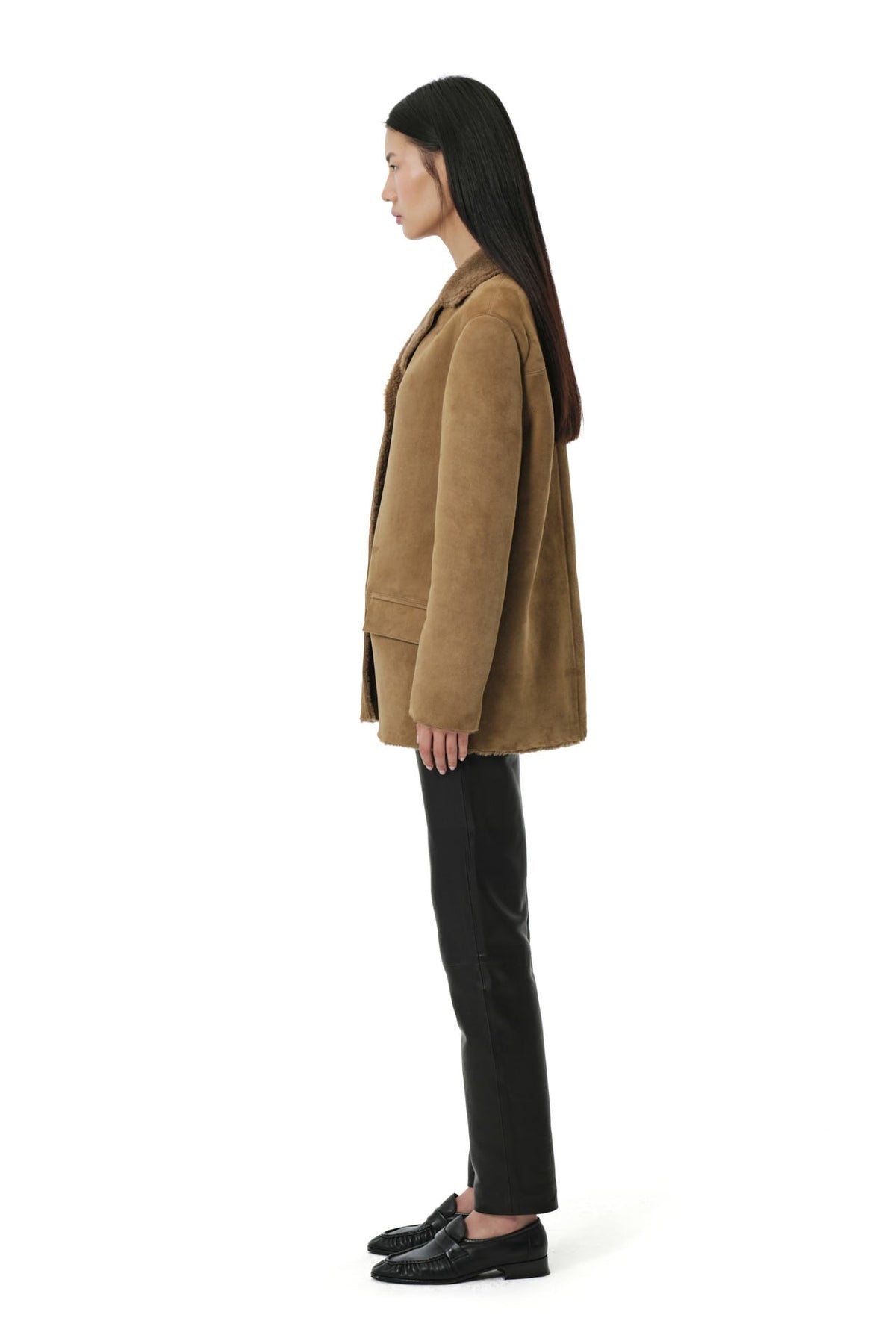 Workwear Jacket | Merino Shearling – Tobacco