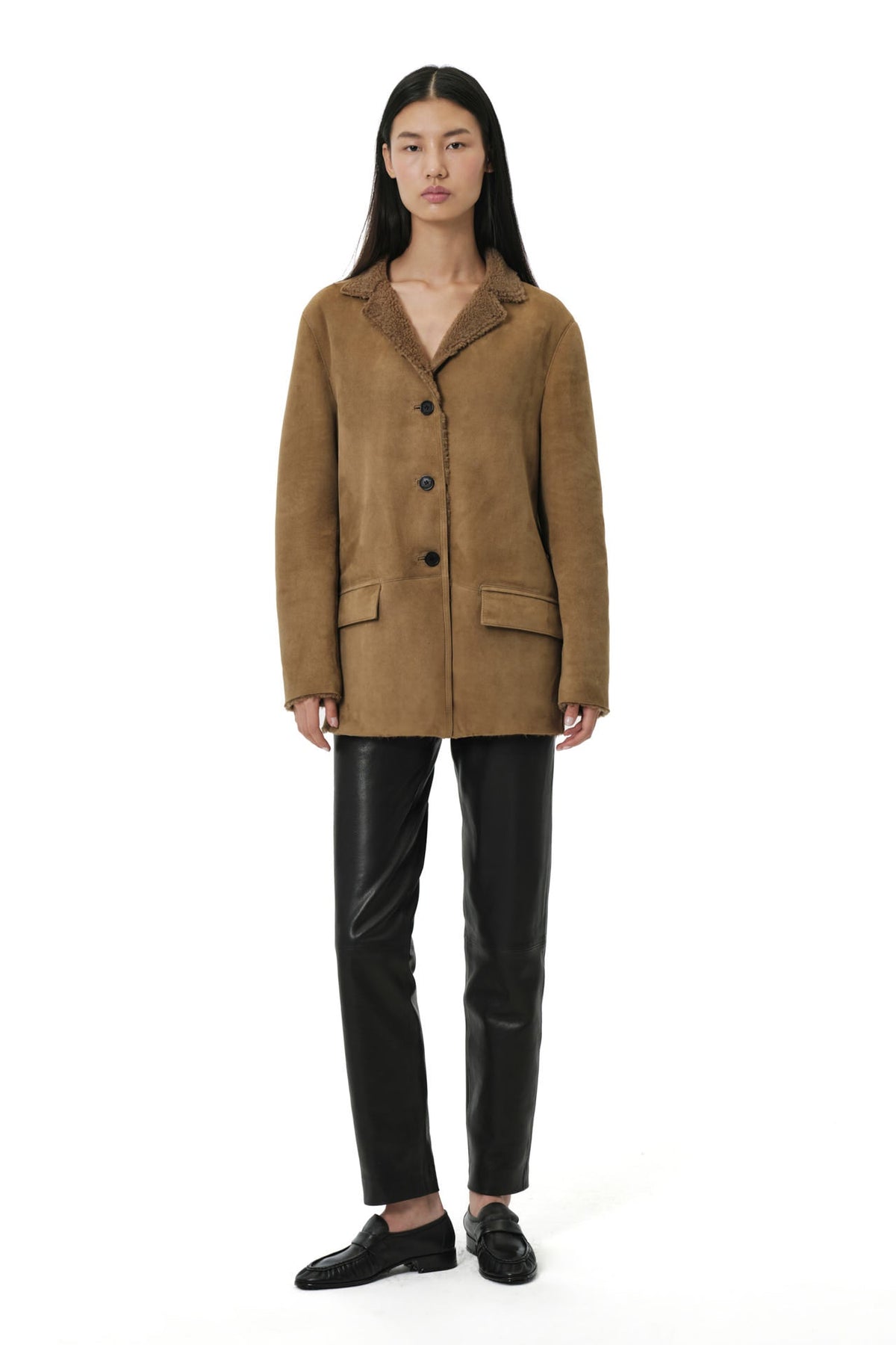 Workwear Jacket | Merino Shearling – Tobacco
