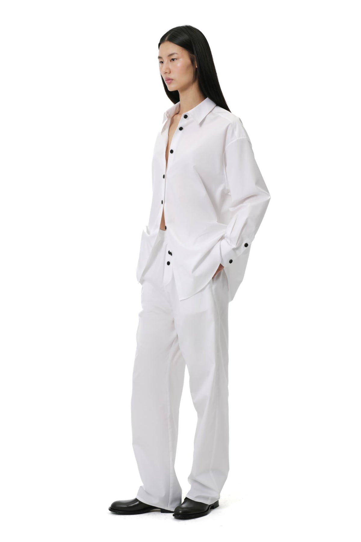 CL Classic Shirt | Cotton Poplin - White