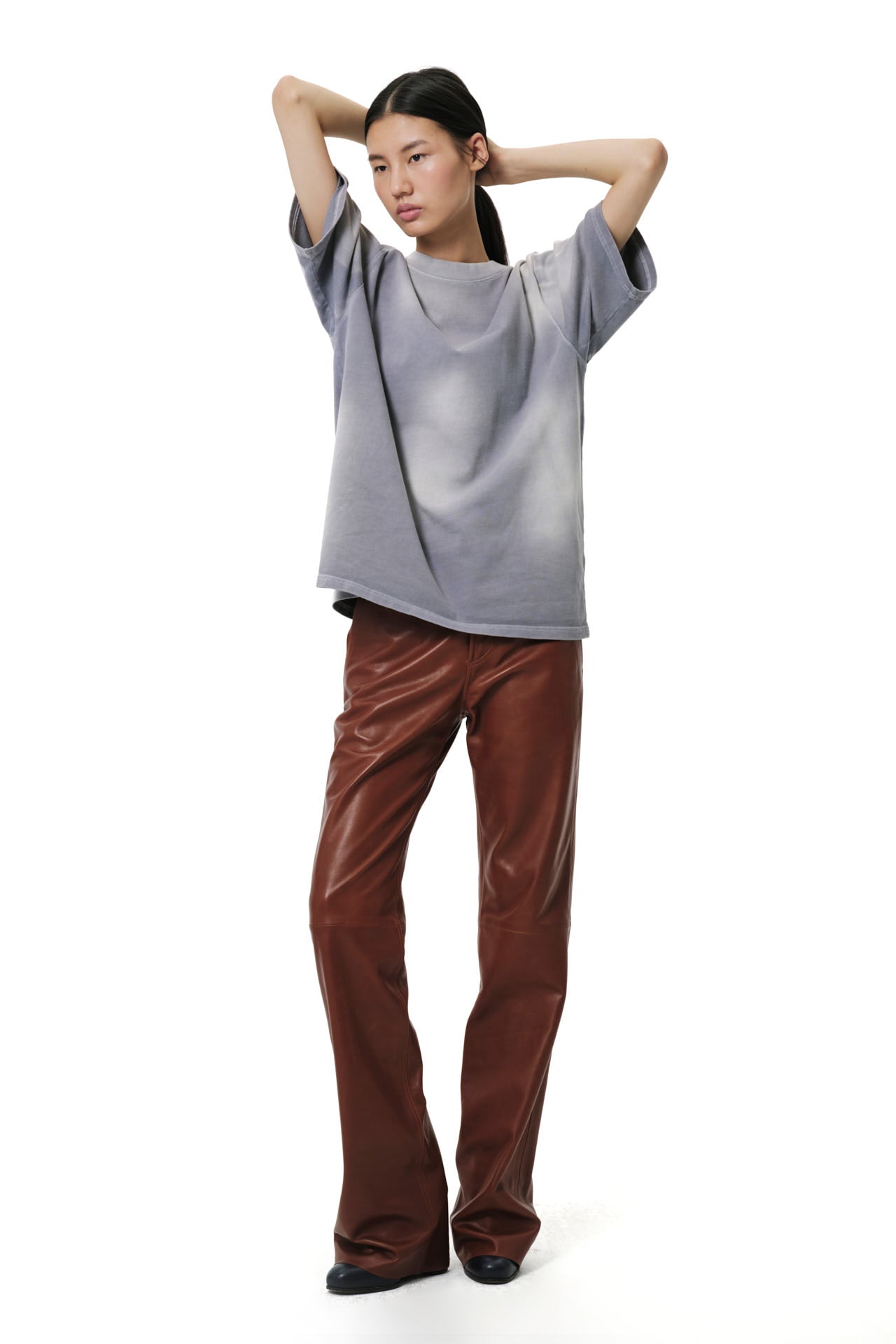 Short Sleeve T-Shirt in Cotton - Grey
