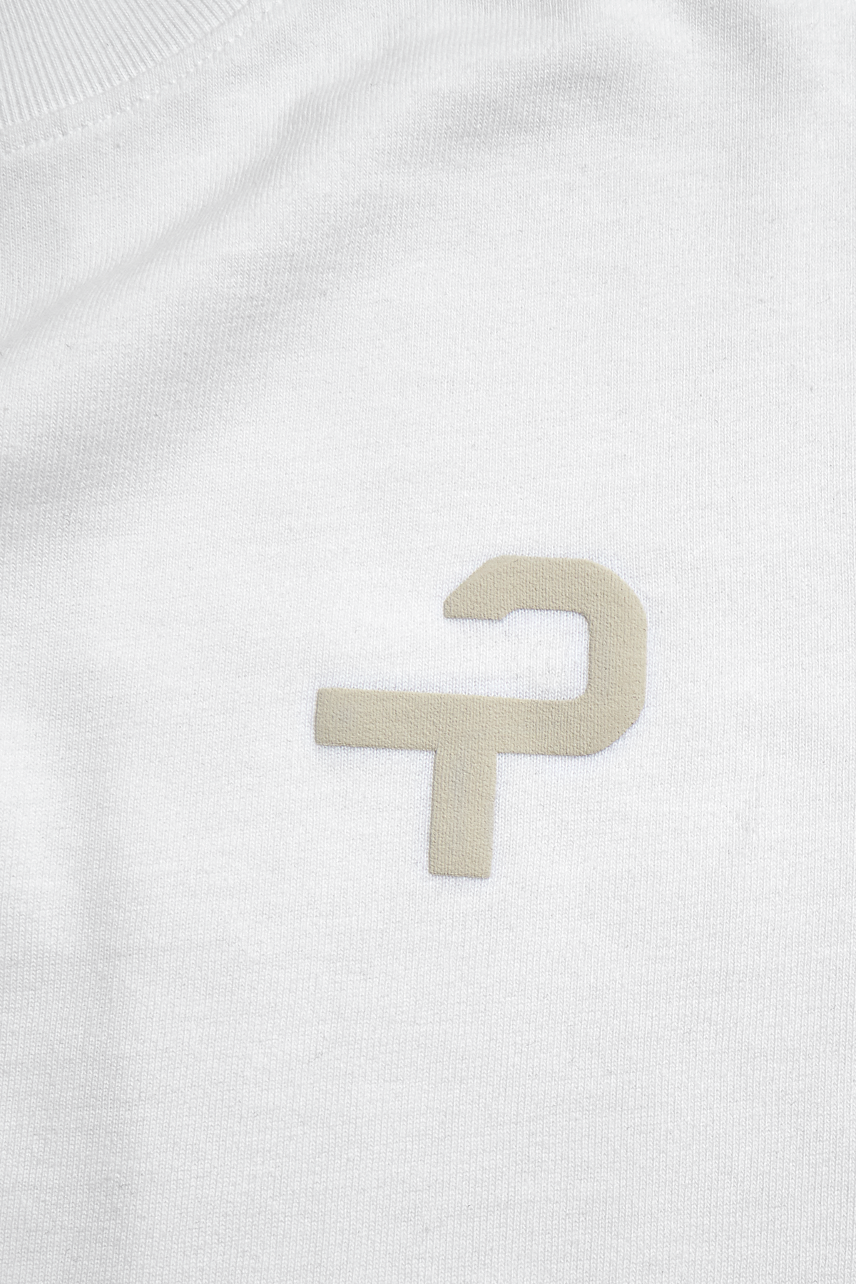 Amblem Branded Short Sleeve T-Shirt | White