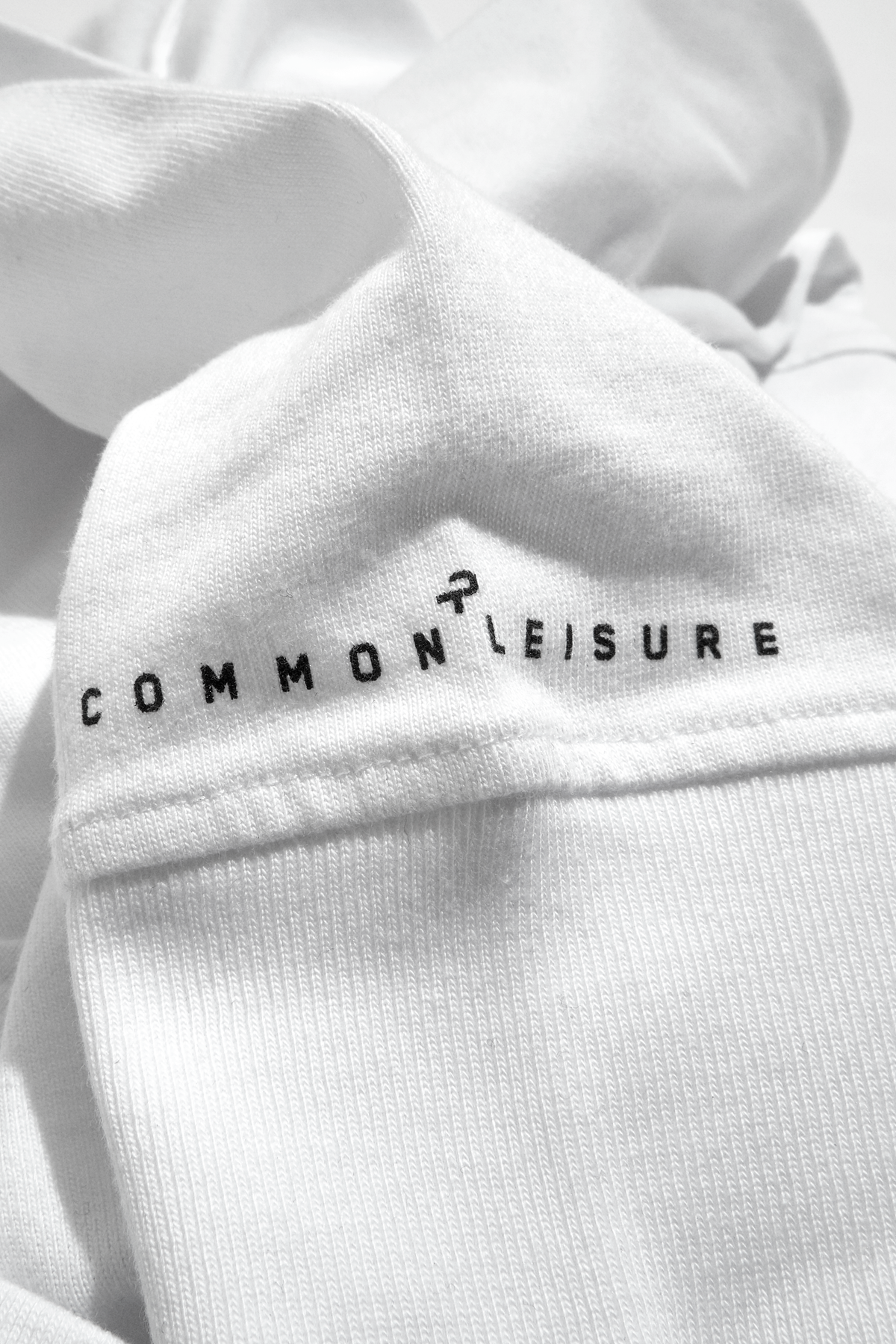 Amblem Branded Long Sleeve T-Shirt | White
