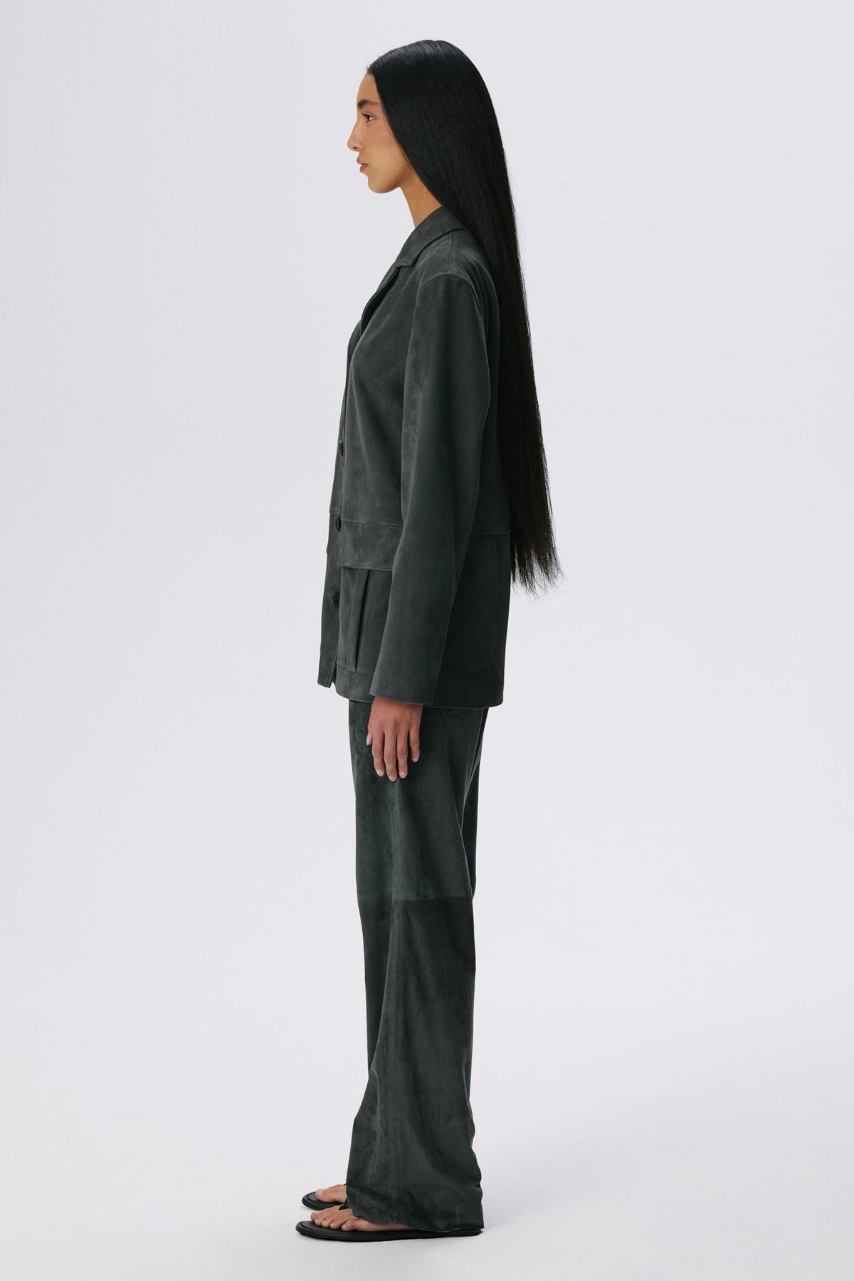 The Permanent Lounge Pants | Metis Suede – Graphite