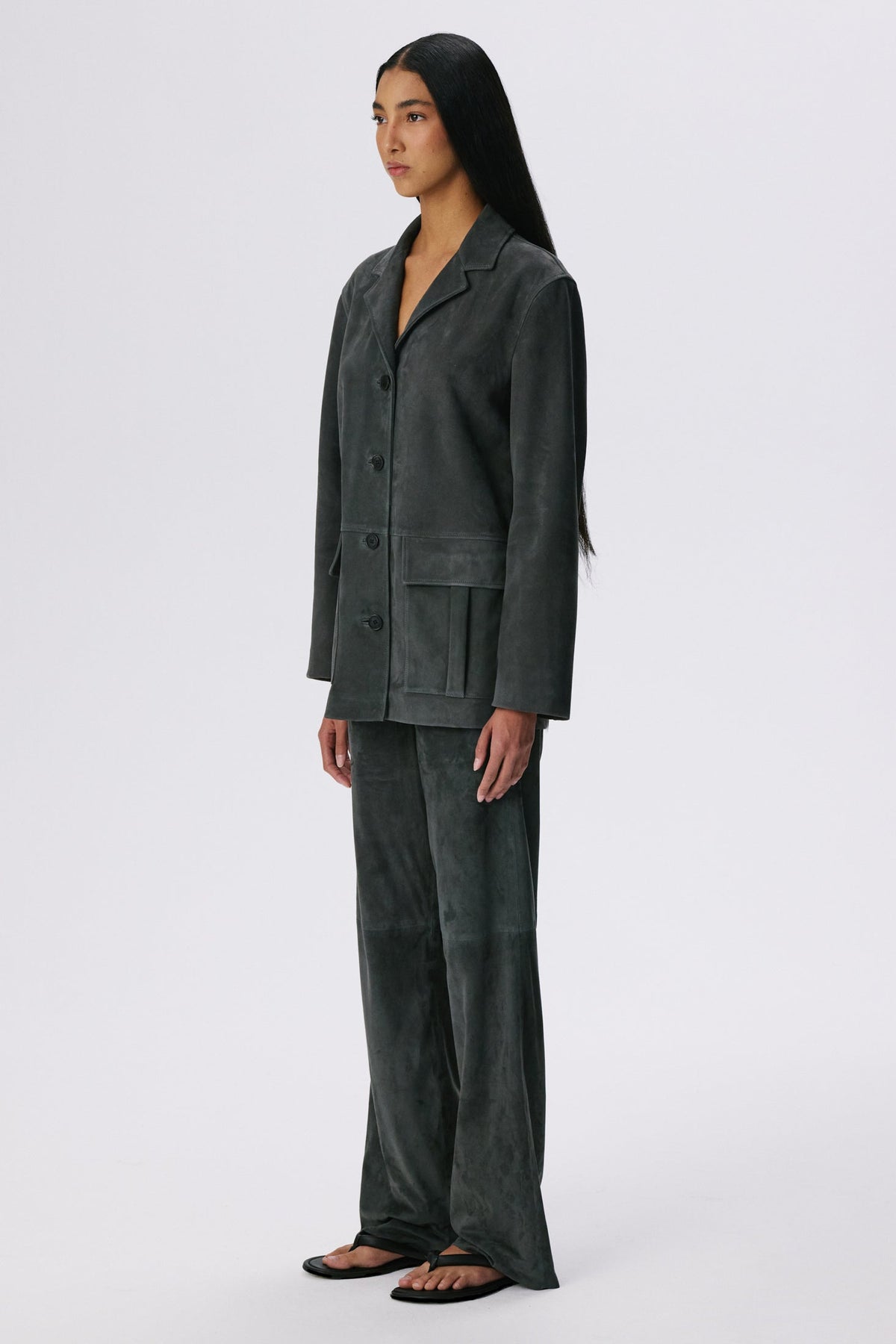 The Permanent Lounge Pants | Metis Suede – Graphite