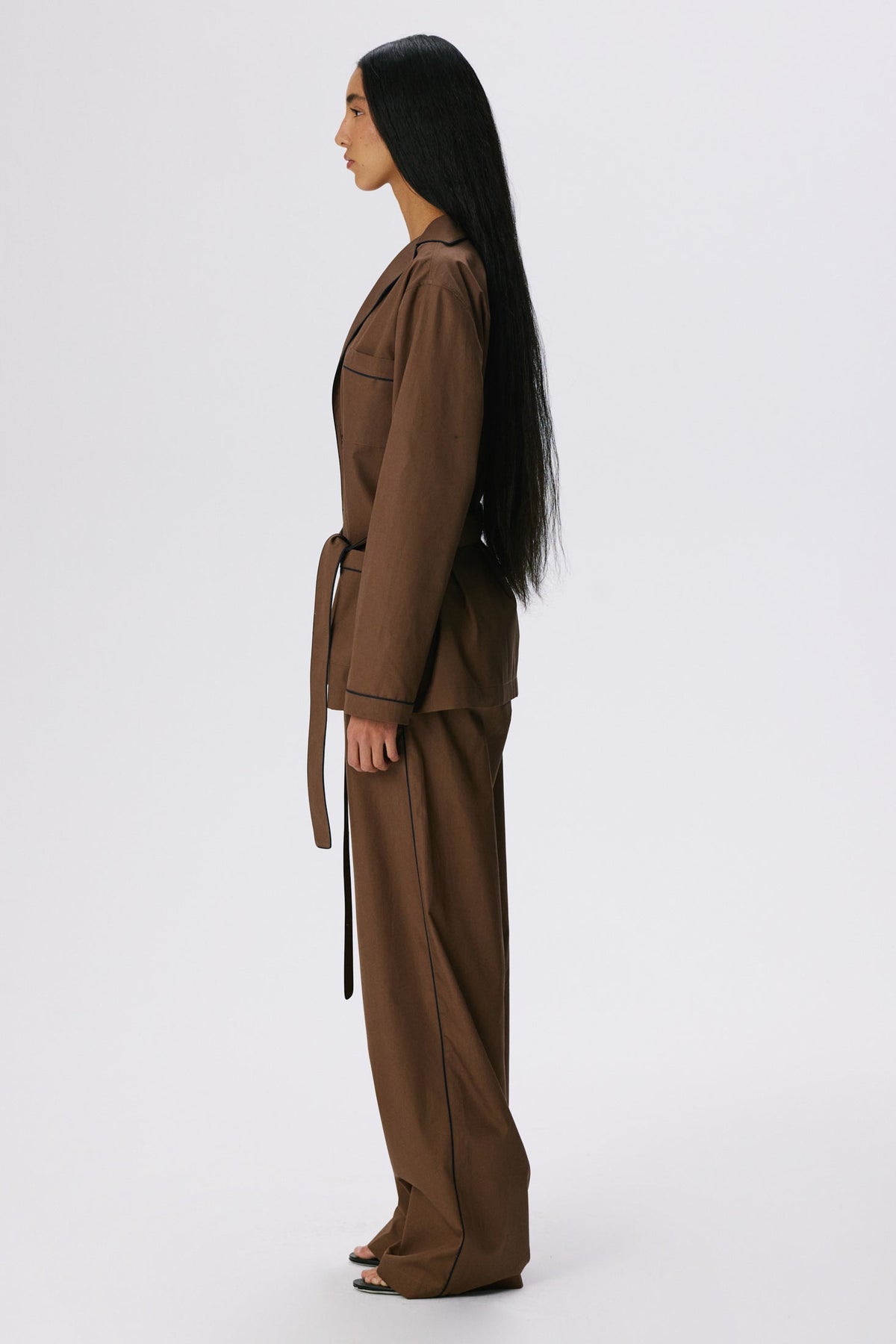 Lounge Pants | Cotton Poplin – Cacao