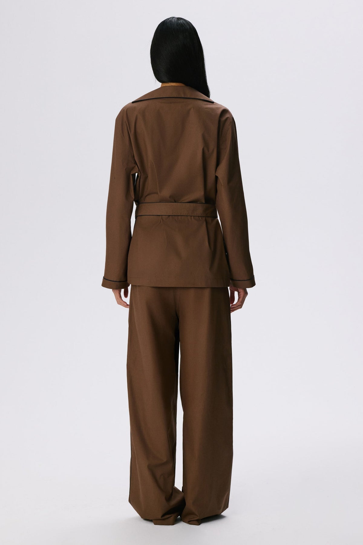 Lounge Pants | Cotton Poplin – Cacao