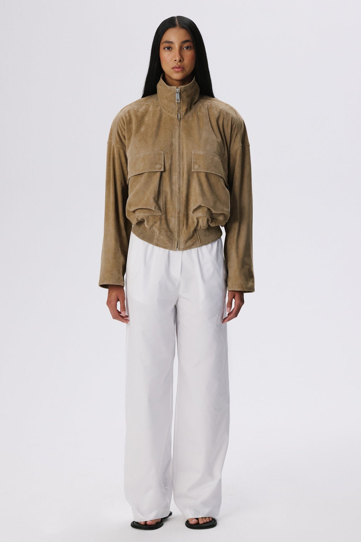 Lounge Pants | Cotton Poplin – White