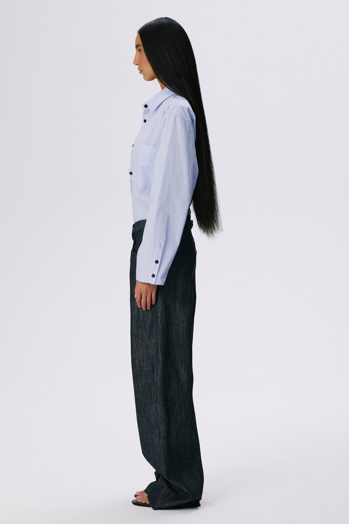 Soft Curve Barrel Pants | Denim – Raw