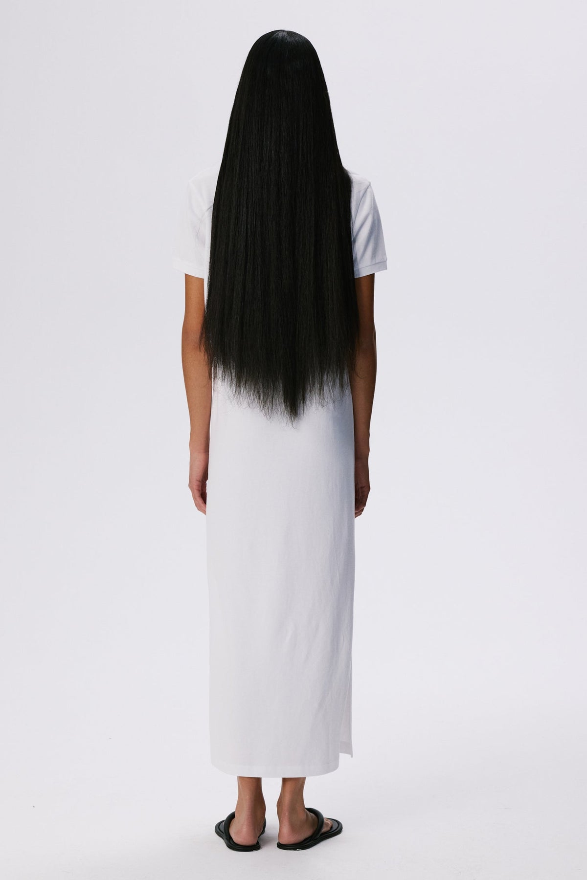 Polo Dress | Cotton Piqué – White