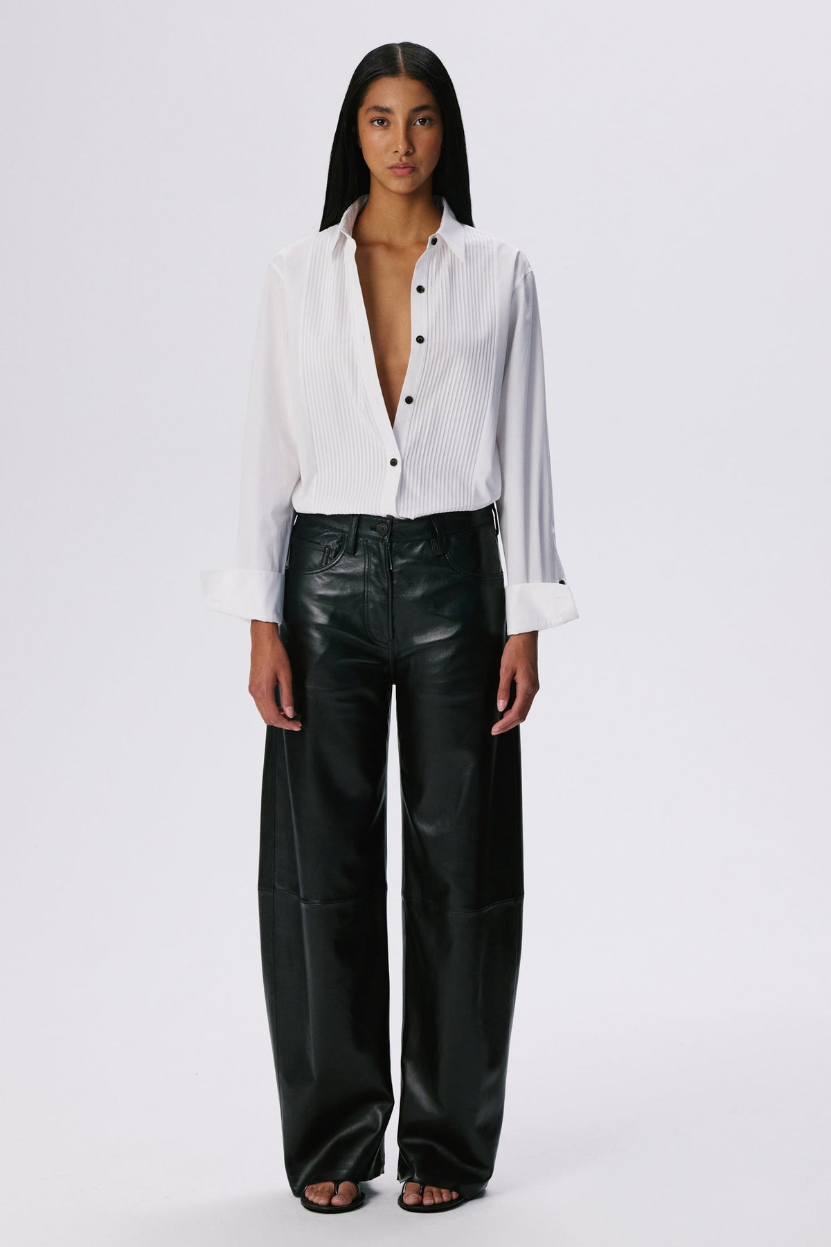 Daily Tux Shirt | Cotton Poplin – White