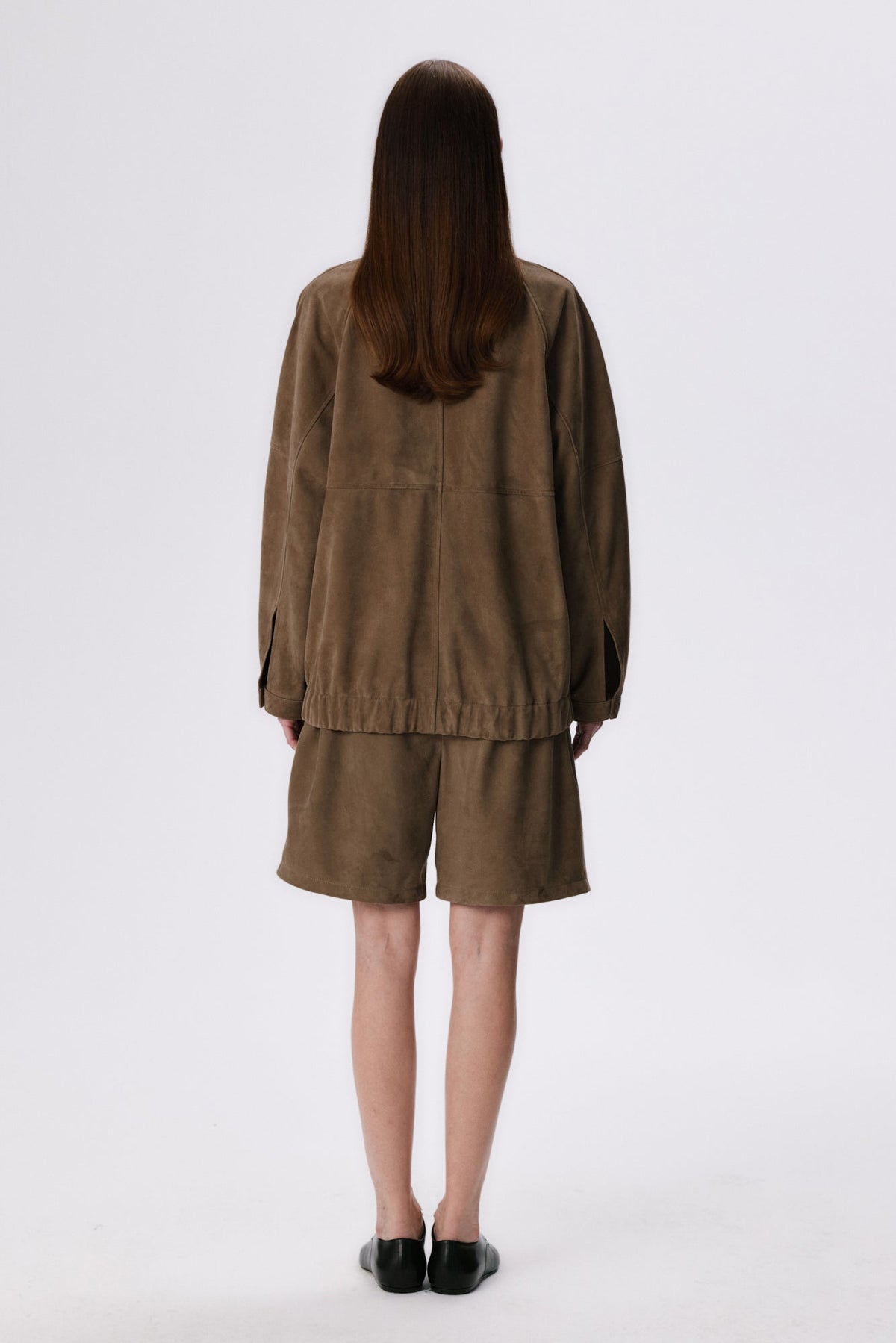 Pull-On Lounge Shorts | Suede – Tobacco