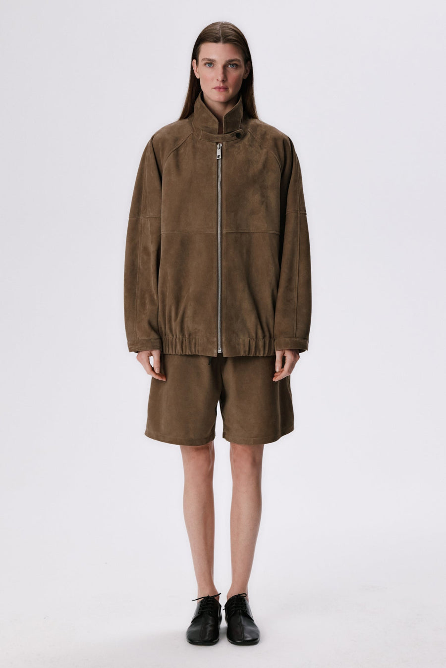 Whisper Jacket X | Suede - Tobacco