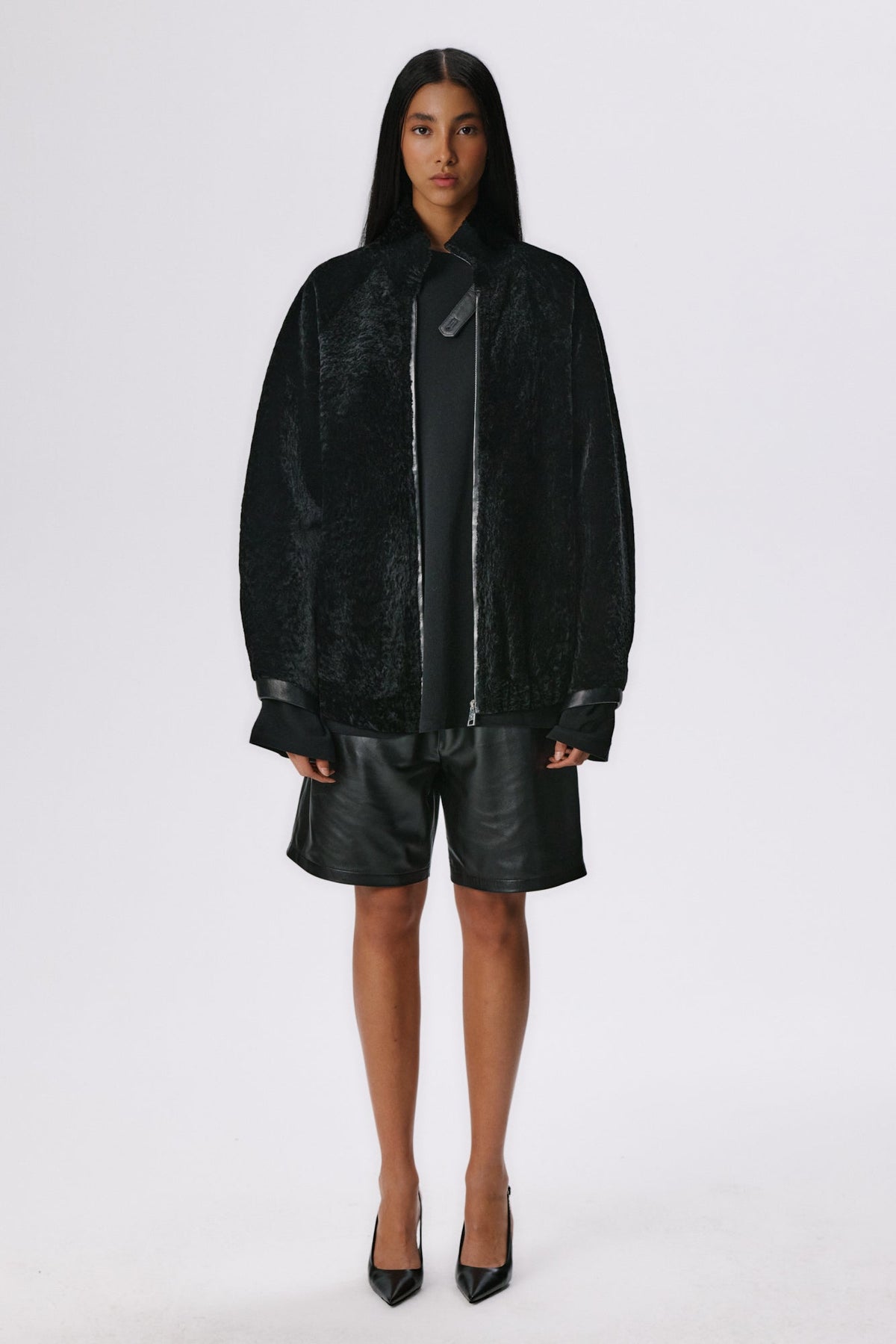 Whisper Jacket X | Cosmos Shearling - Black