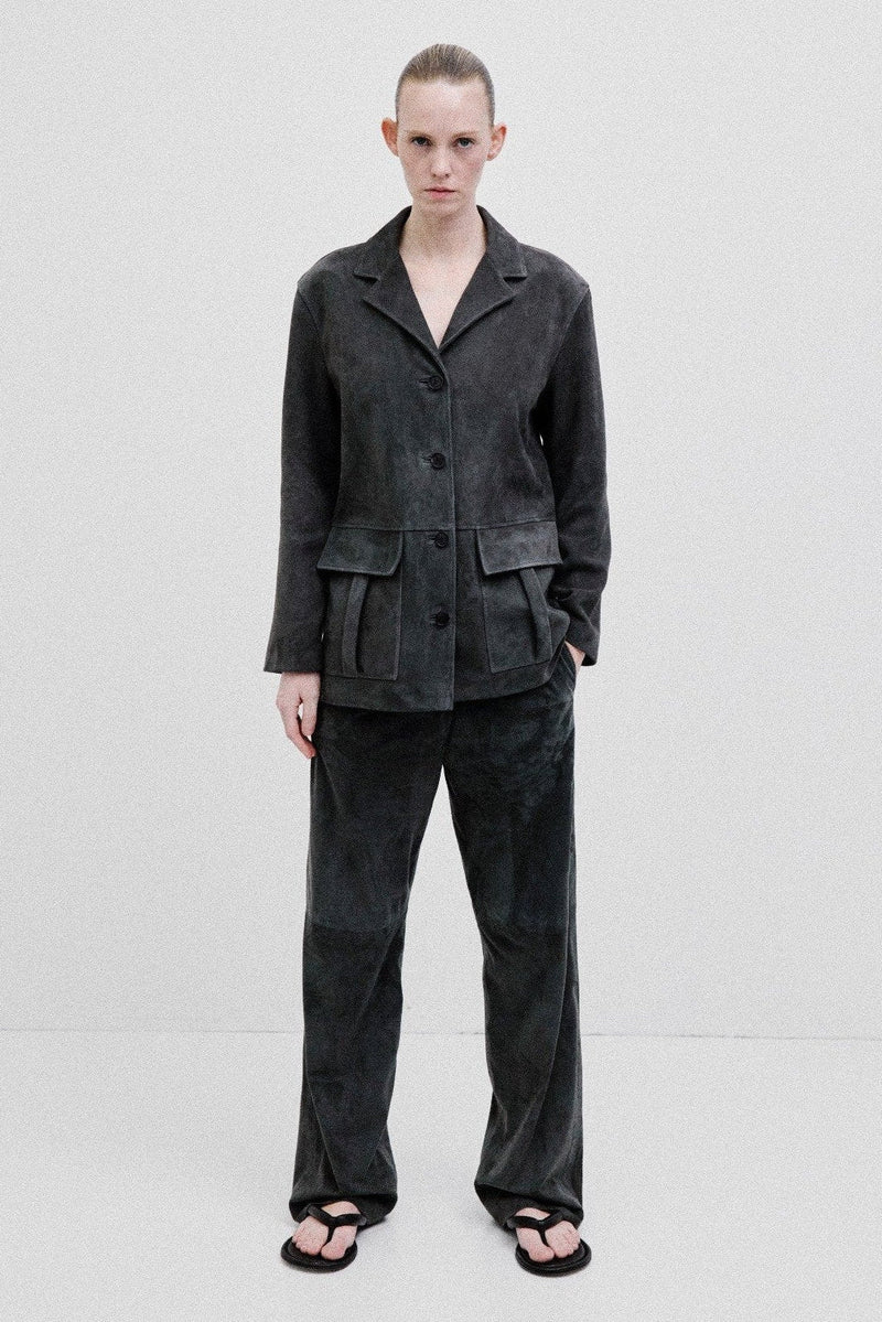 Suede Workwear X Jacket | Graphite