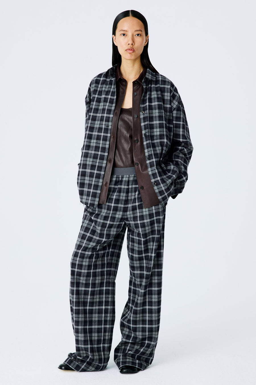 Tranquil Shirt | Plaid Flannel – Navy