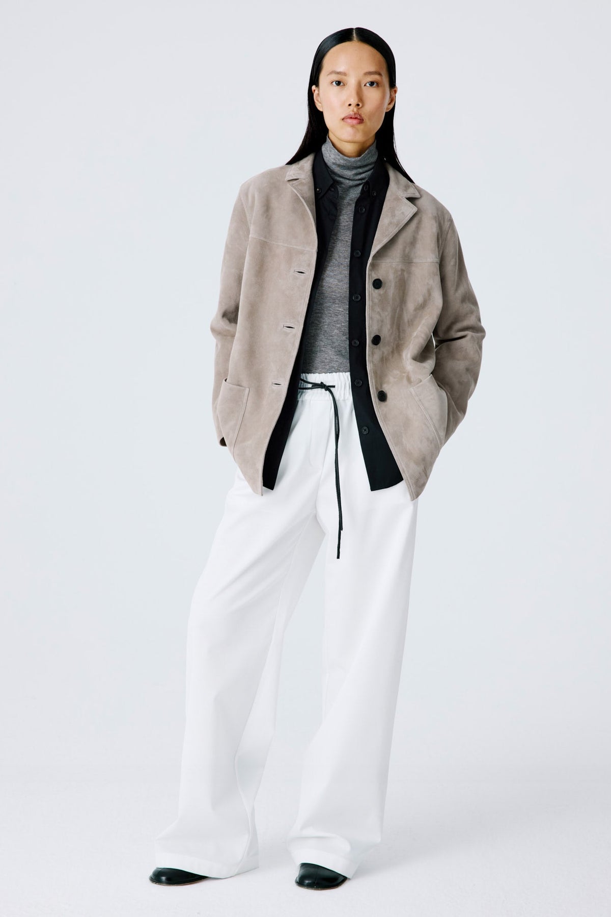 Lounge Pants | Lightweight Cotton Twill – White