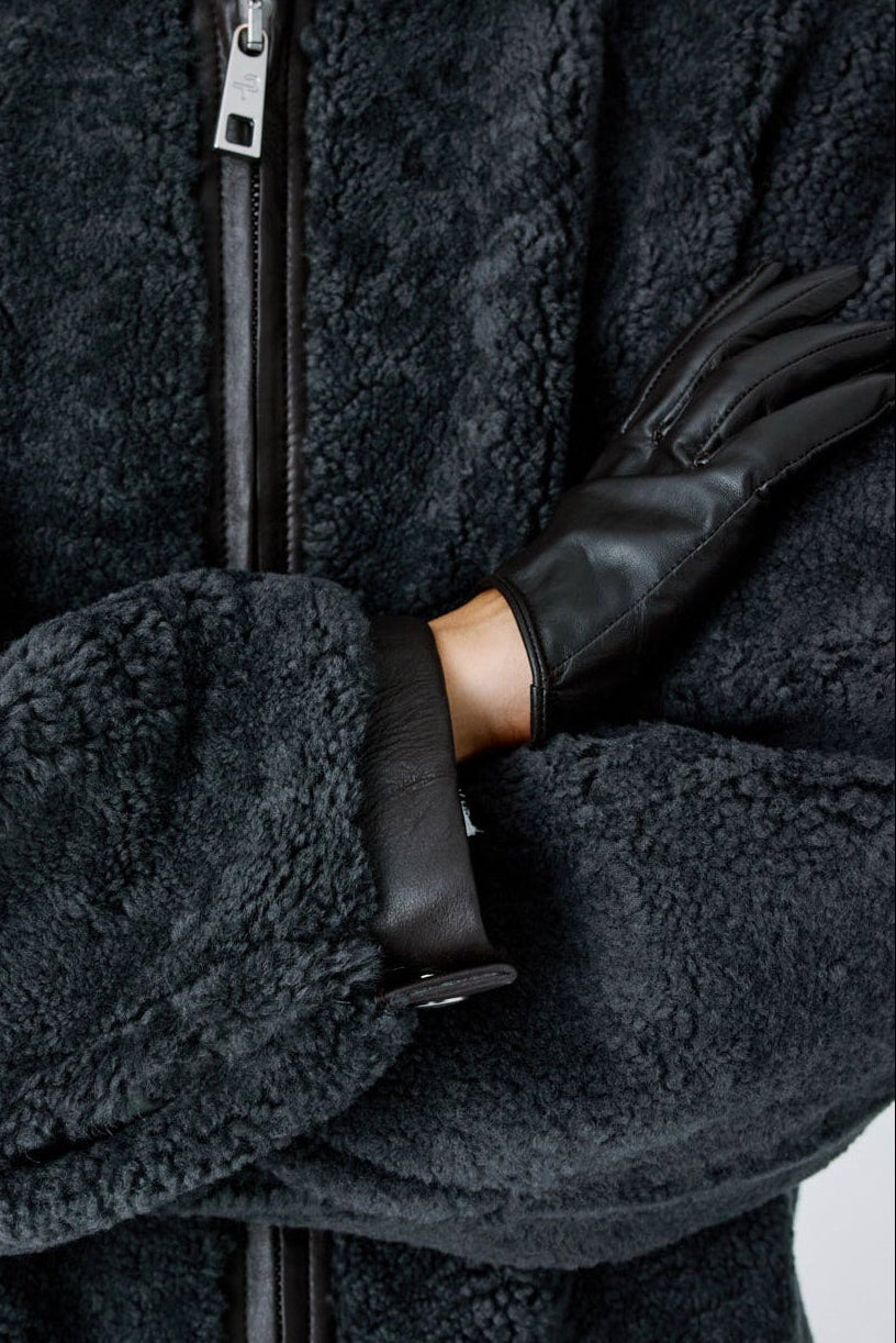 Leather Gloves - Dark Chocolate