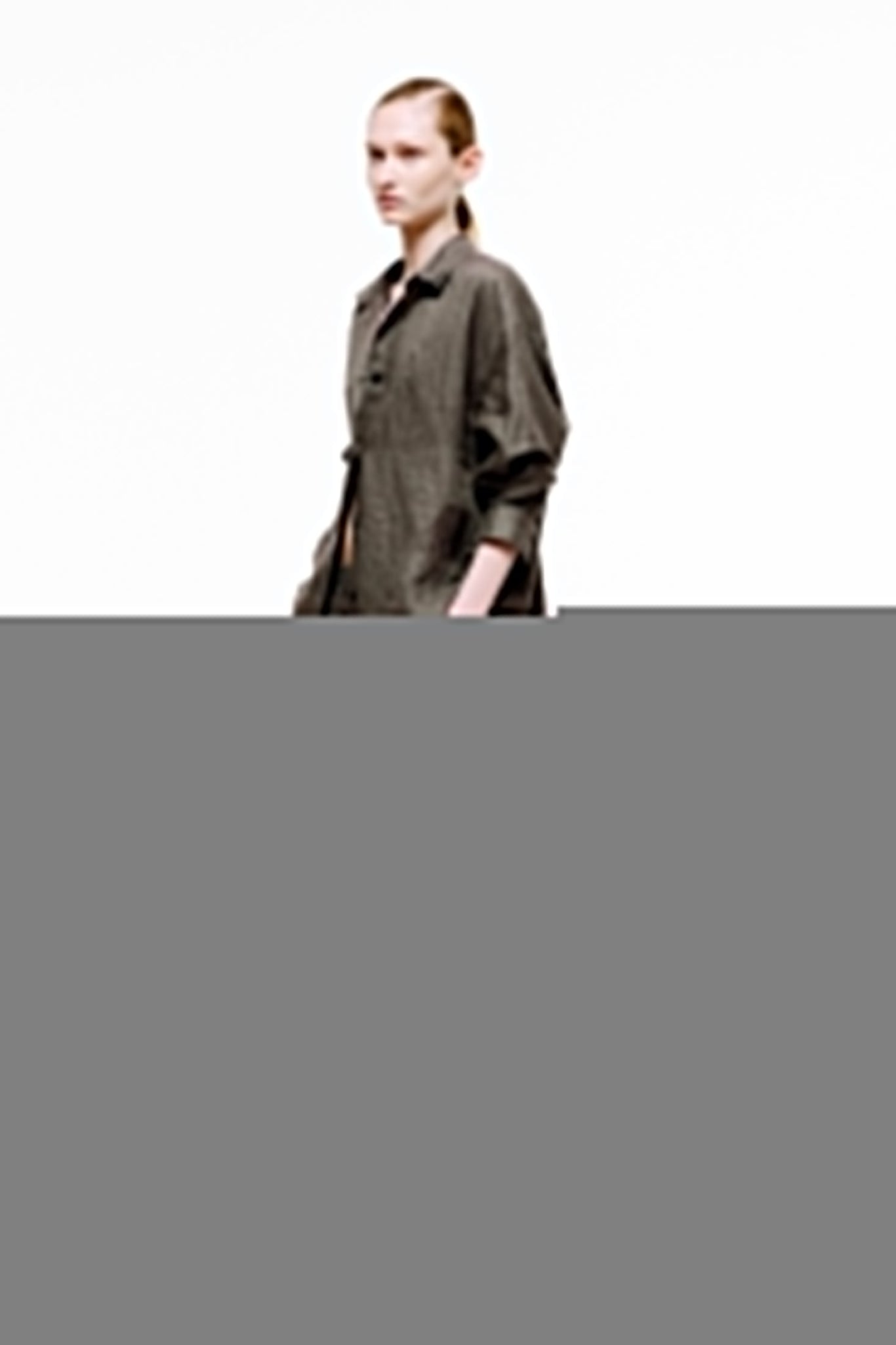 Tranquil Shirt in Linen - Light Taupe
