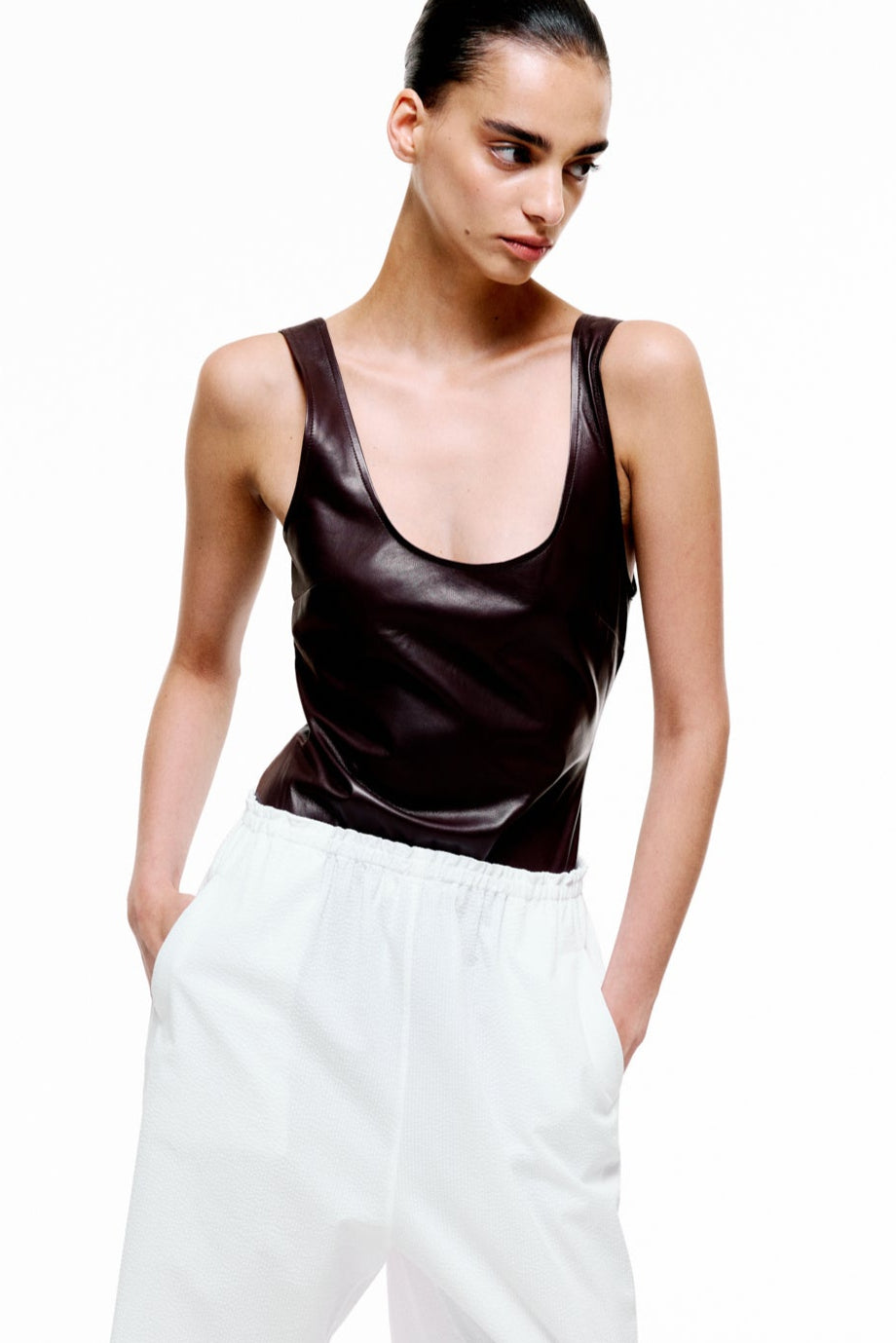Leather Bodysuit