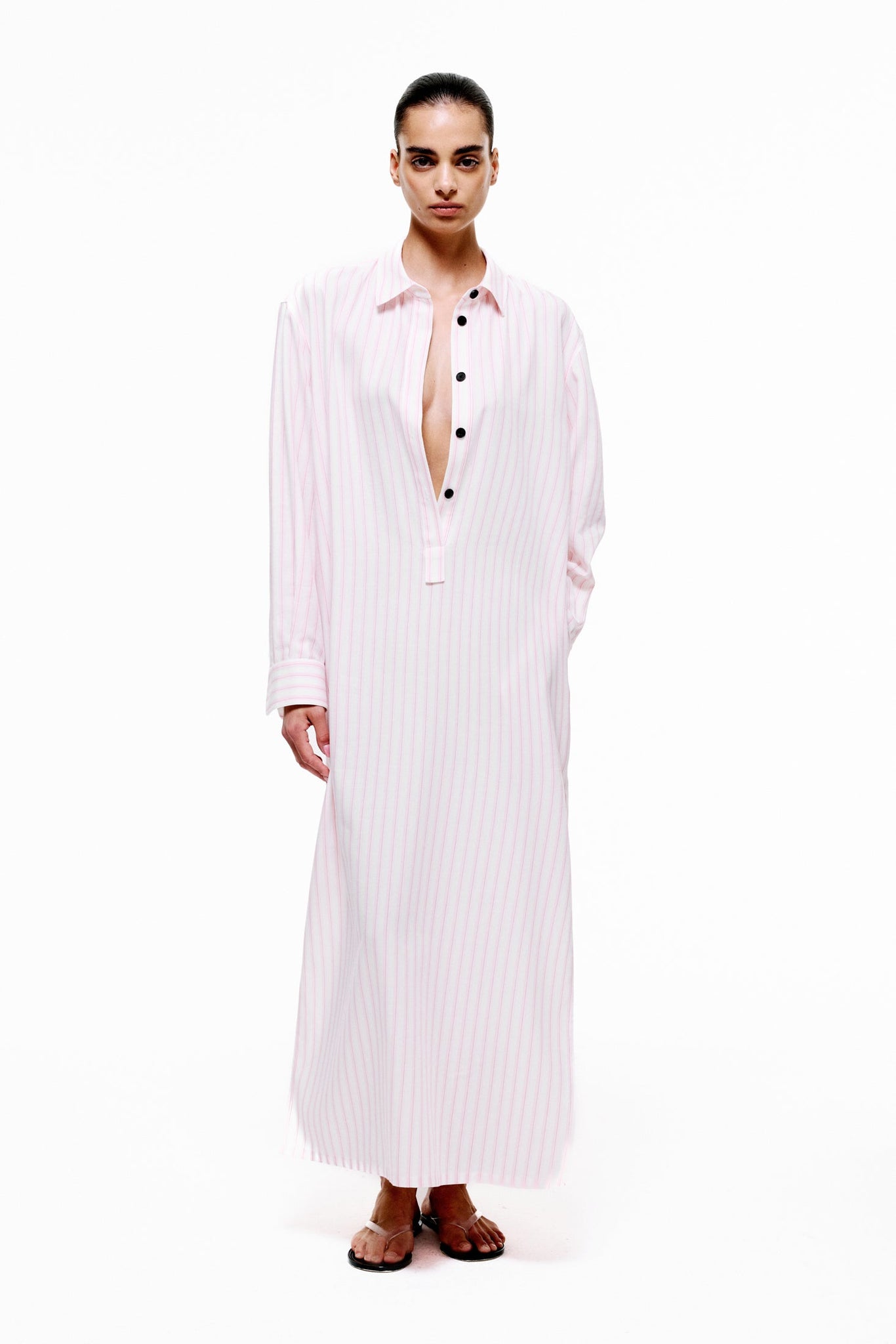 Breeze Dress - Pink Stripes