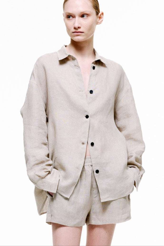 Tranquil Shirt | Linen – Affogato