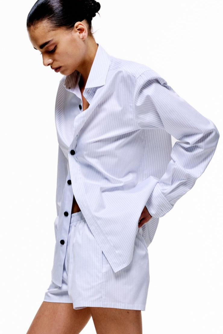 Classic Shirt - Grey Stripes