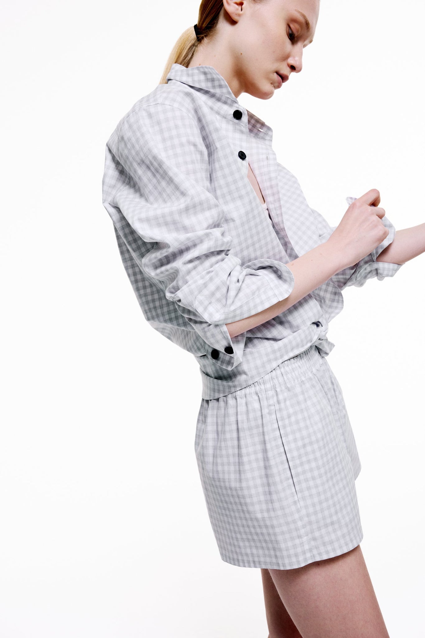 Classic Shirt - Grey Gingham