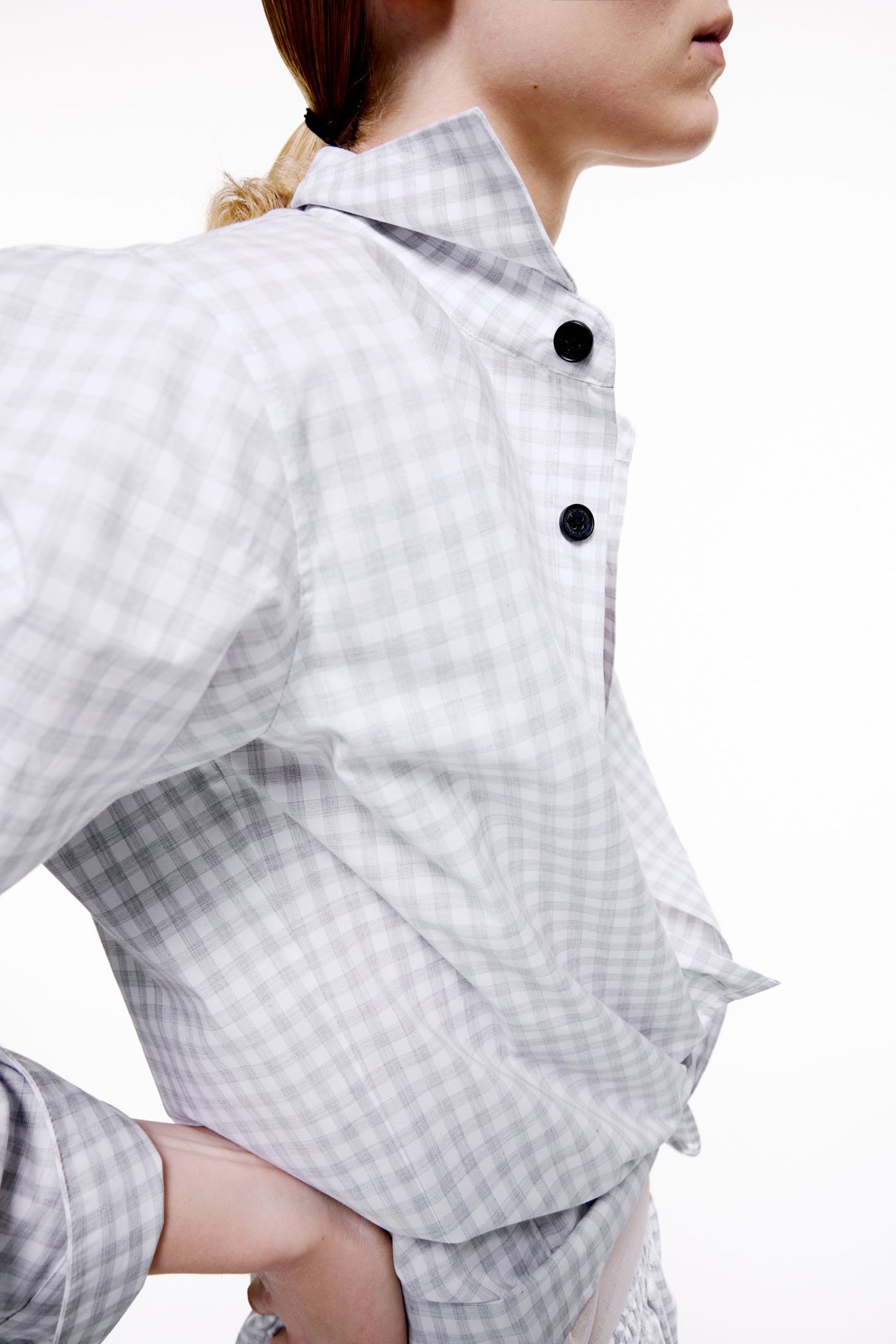 Classic Shirt - Grey Gingham
