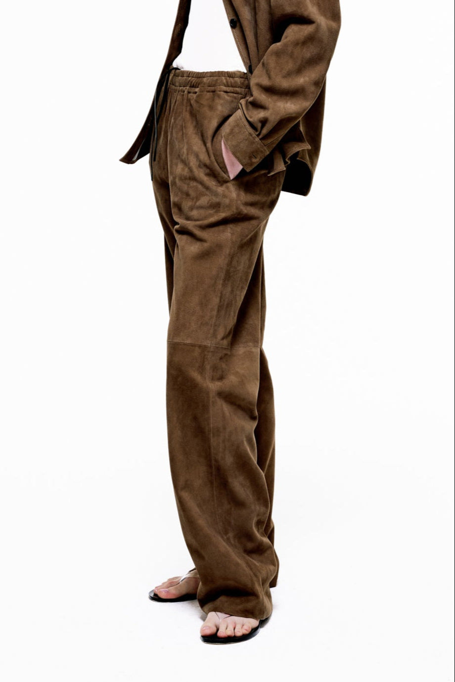 Lounge Pants II | Suede – Tobacco