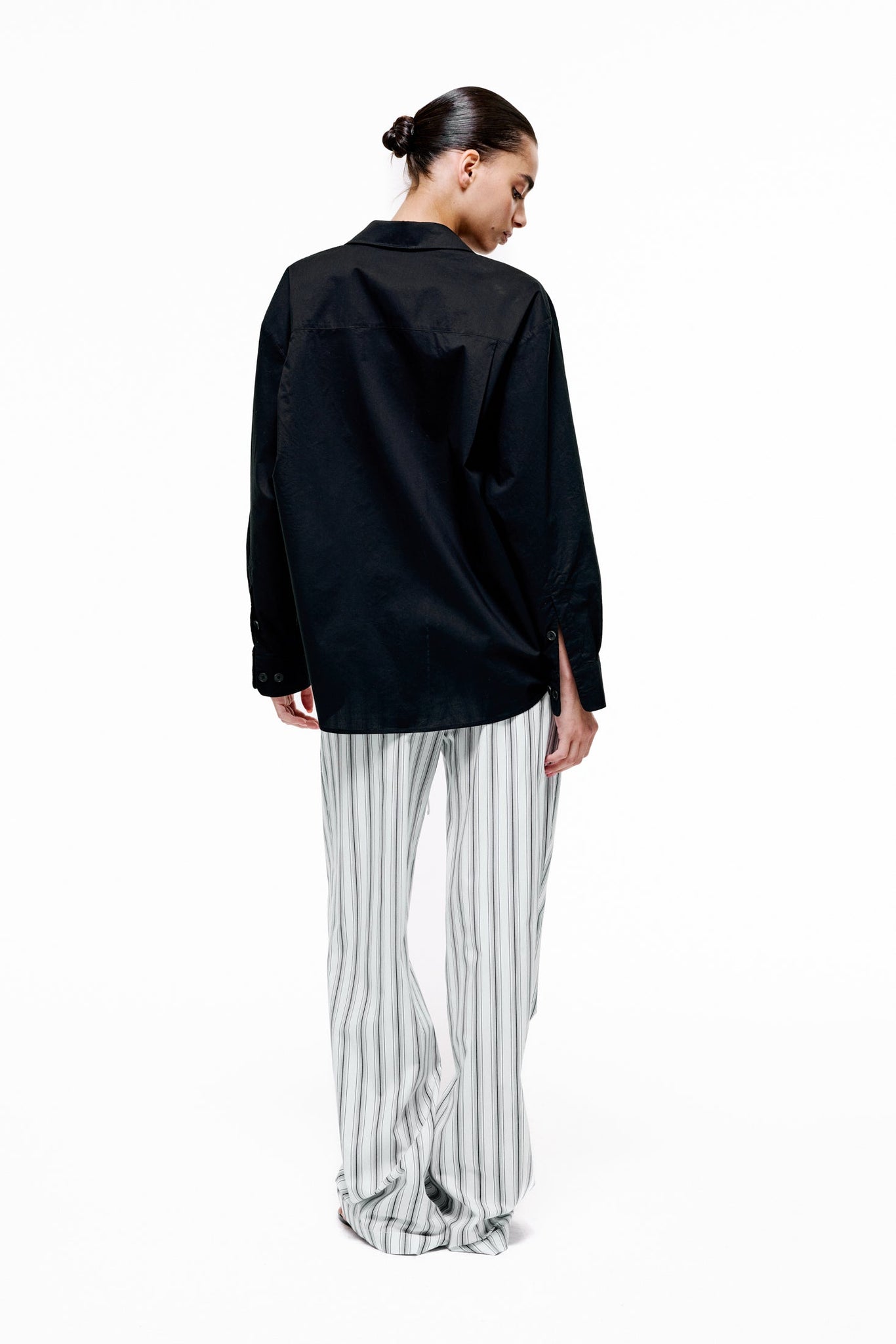 Poplin Lounge Pants - Striped