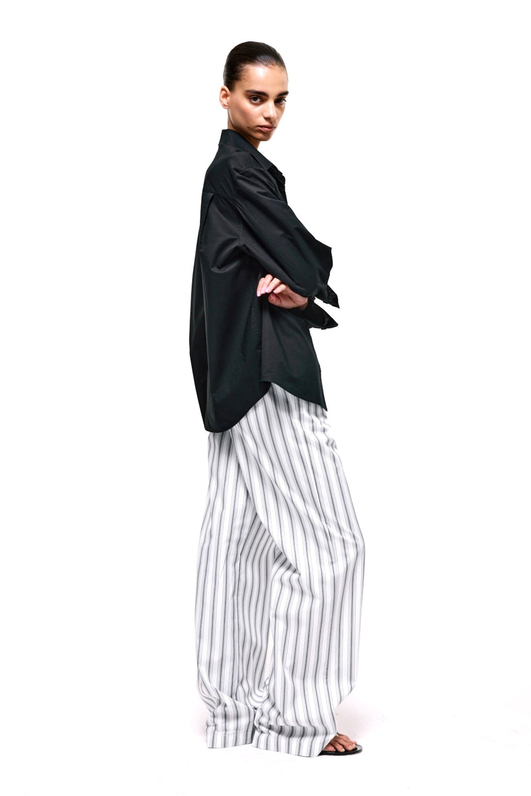 Poplin Lounge Pants - Striped