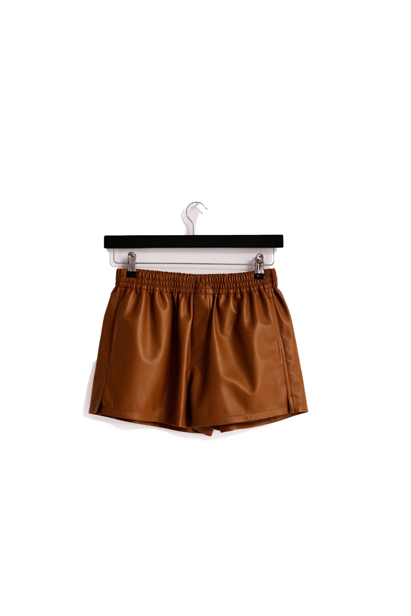 Boxer Shorts in Leather - Cognac