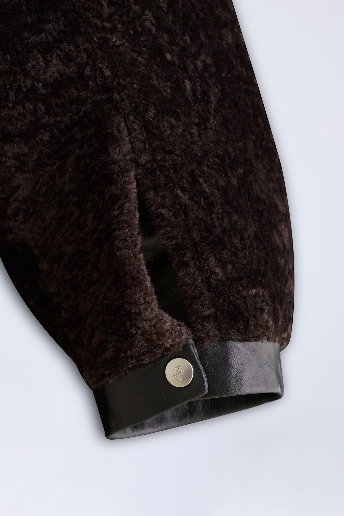 Whisper Outer Shearling Jacket - Dark Chocolate Cosmos