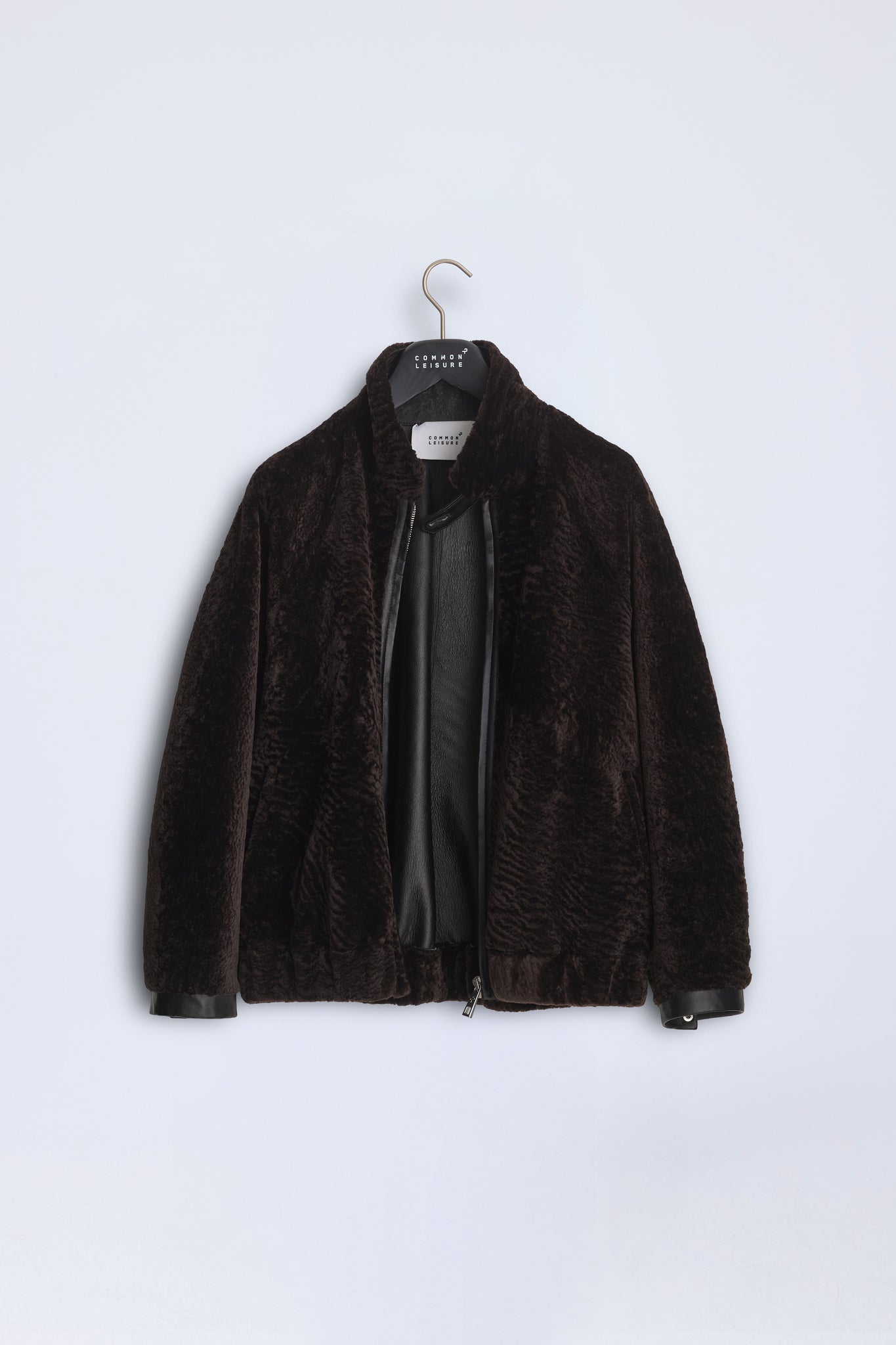 Whisper Outer Shearling Jacket - Dark Chocolate Cosmos