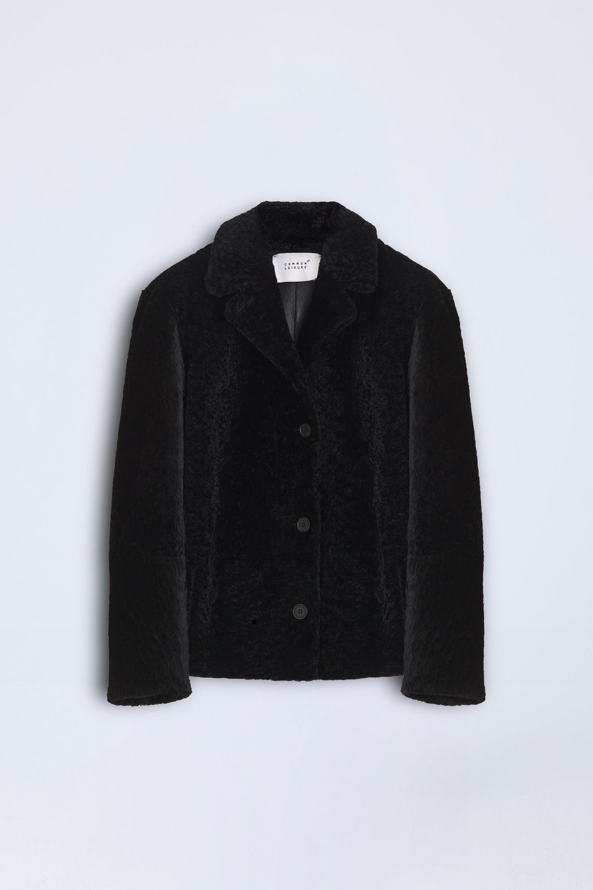 Soft Authority Jacket | Cosmos Shearling – Black