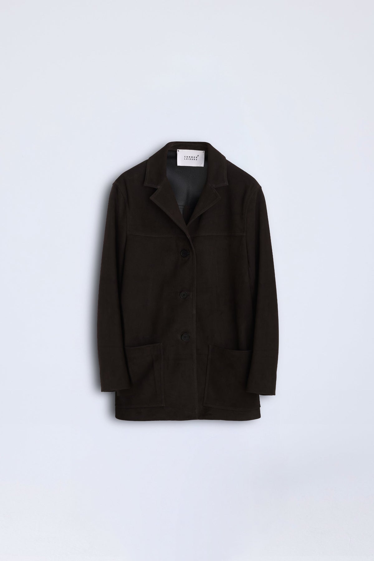 Suede Workwear Jacket | Burnt Oak